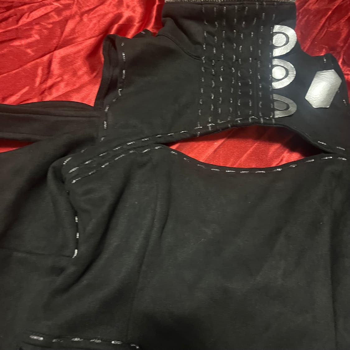 고스펑크 고딕 아일렛 탑 상품이미지4