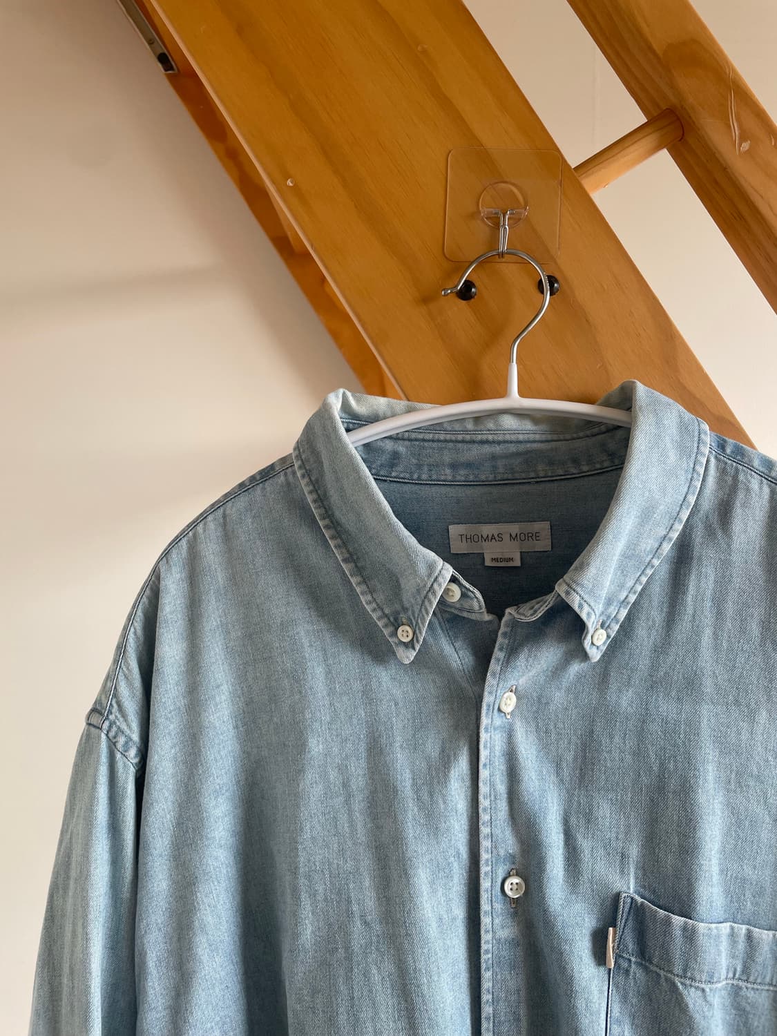 Thomas more 연청 데님 셔츠 medium 상품이미지1