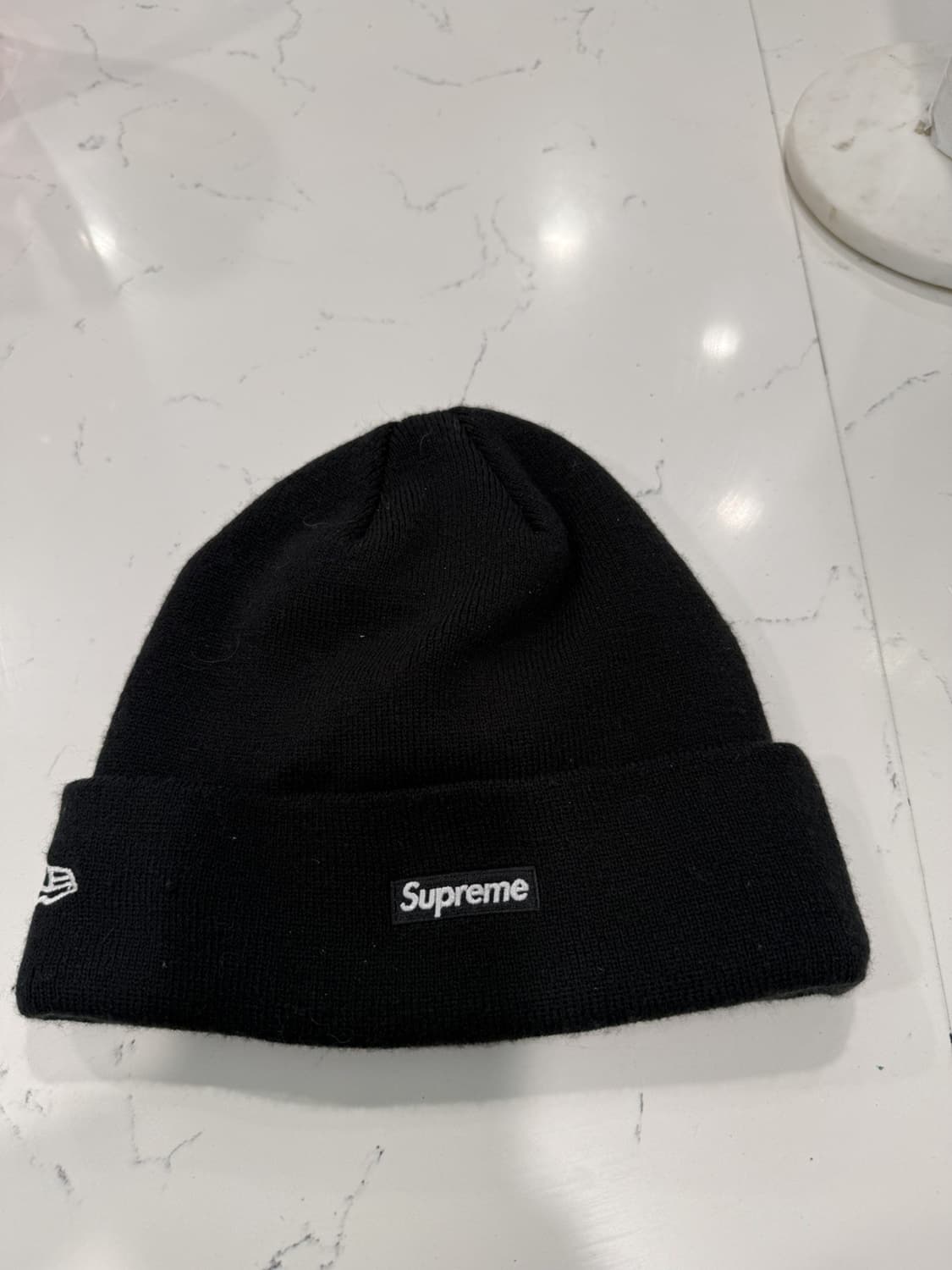 슈프림 뉴에라 스와로브스키 S 로고 비니 블랙 상품이미지2
