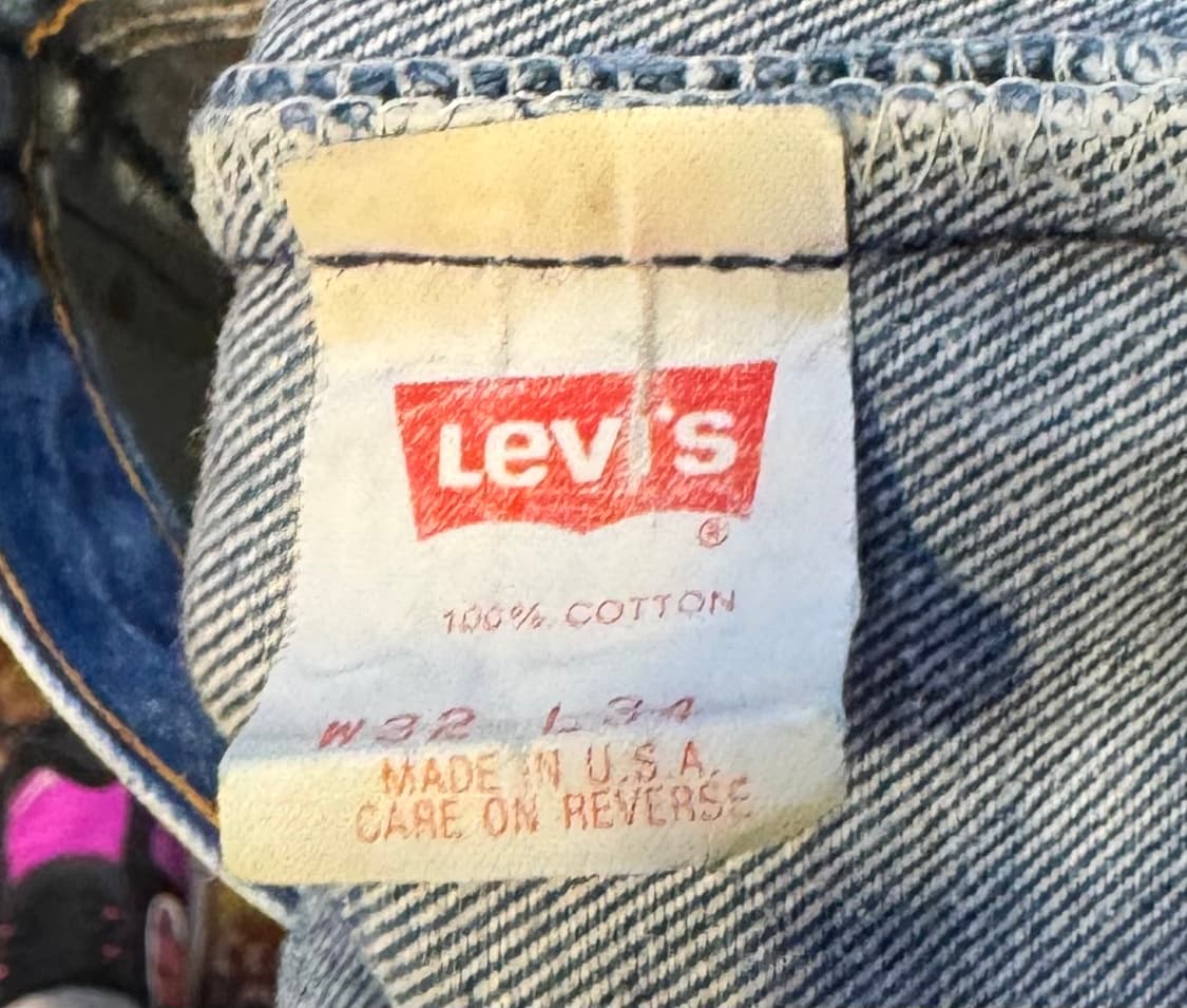 usa 빈티지 리바이스 501 데님 32"(30~31추천) (470) 상품이미지3