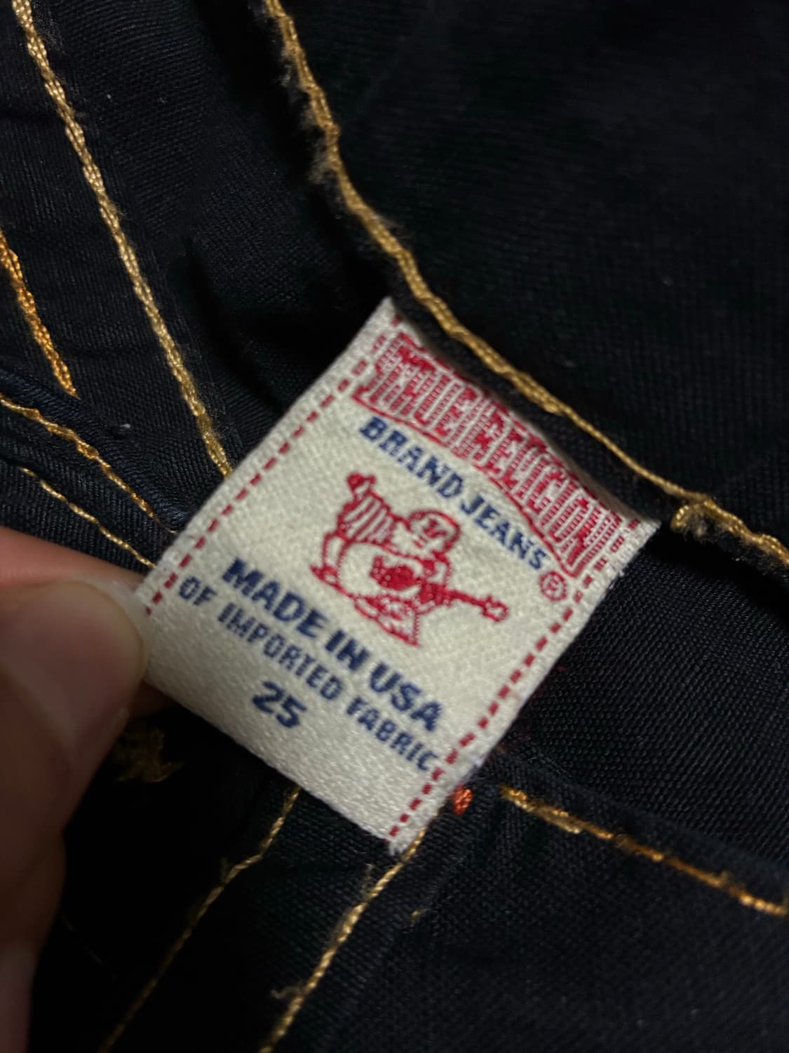 트루릴리전 빈티지 로우라이즈 부츠컷 상품이미지3