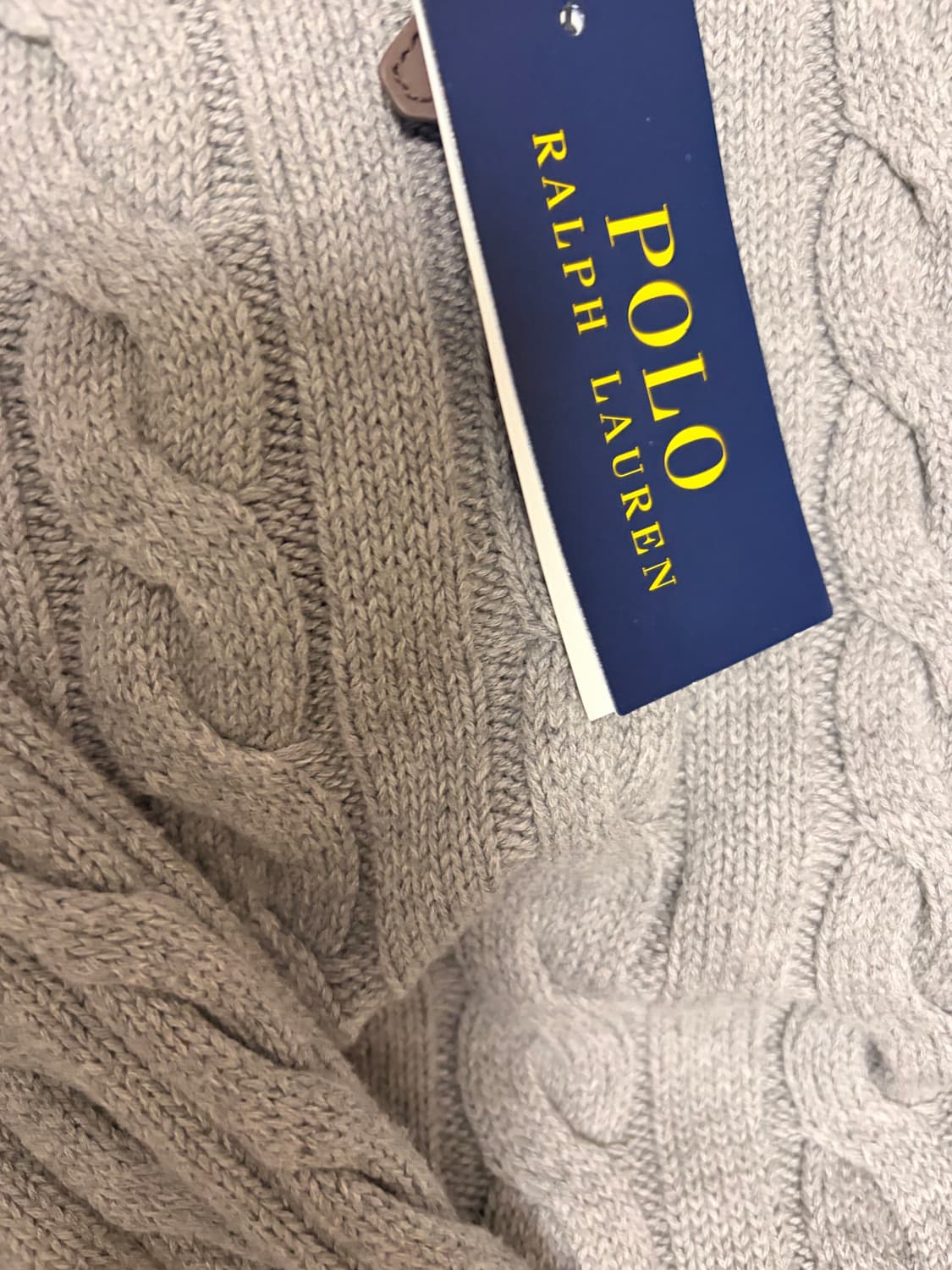 폴로 그레이 반집업 m 새상품  상품이미지3