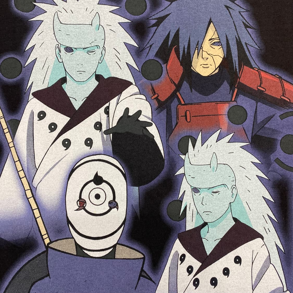 나루토 우치하 오피셜 애니메이션 티셔츠 상품이미지7