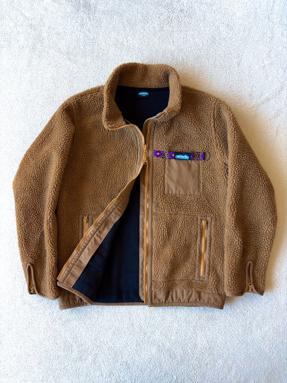 KAVU 플리스 덕 캔버스 집업 상품이미지3