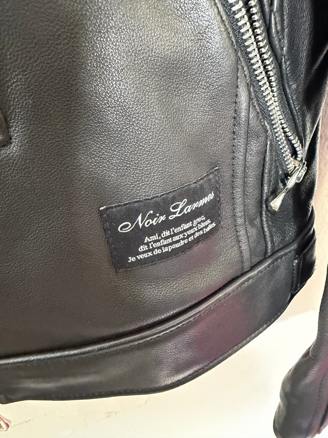 느와르라르메스 가죽자켓 레더자켓  상품이미지3