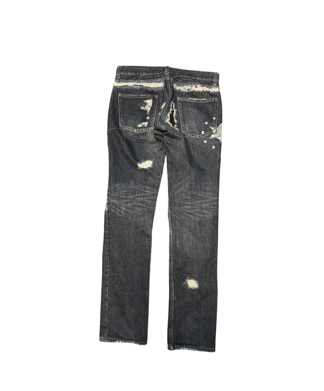 Tetei 00s archive distressed grunge deni 상품이미지3
