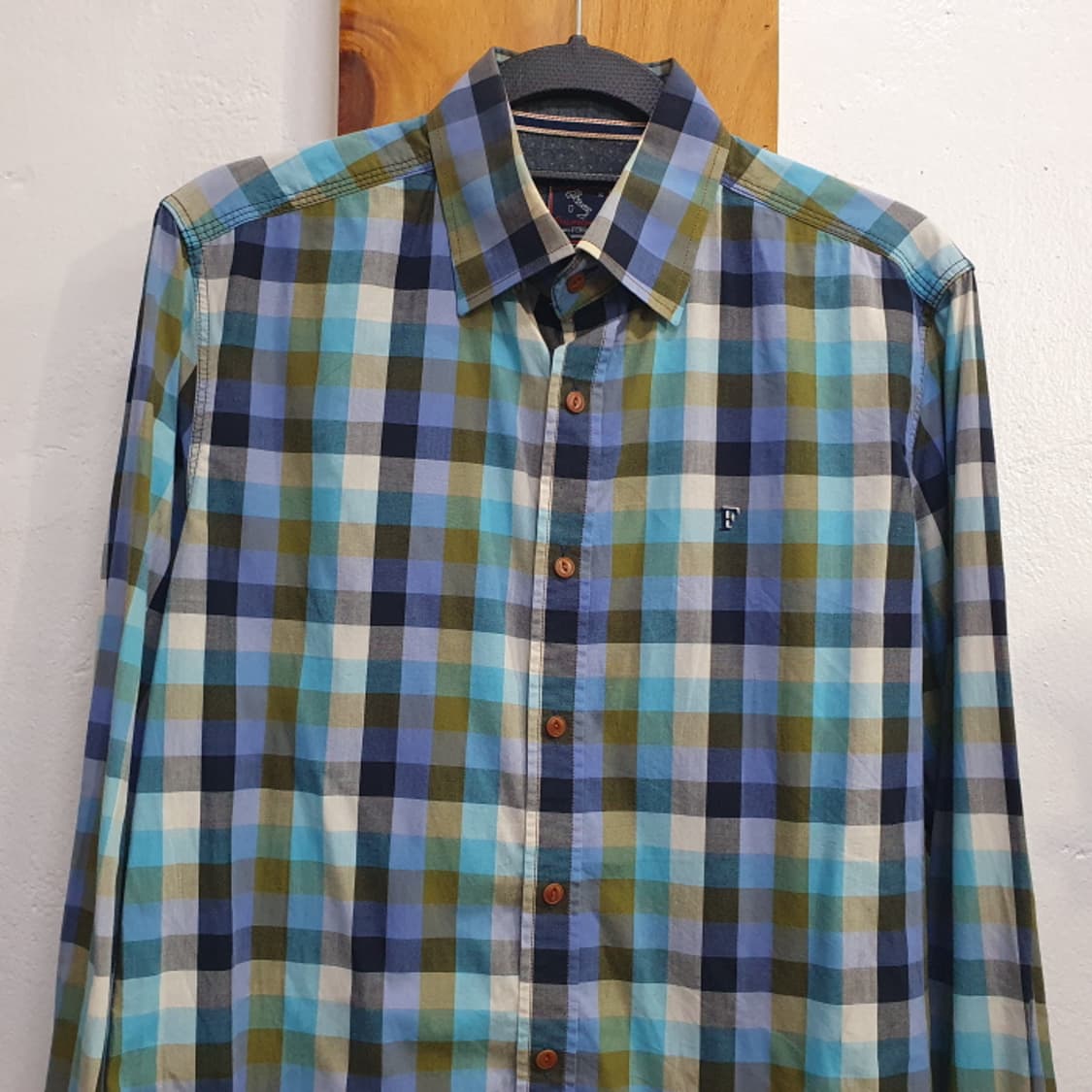 프랑코페라로  긴팔 체크셔츠(95) 상품이미지2