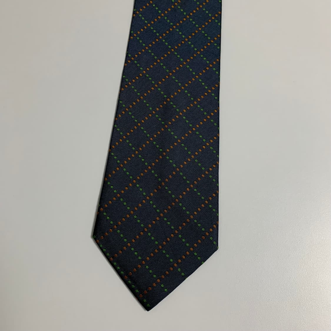 입생로랑(YSL) 체크디자인 명품 100실크 정장넥타이 A+등급 상품이미지10