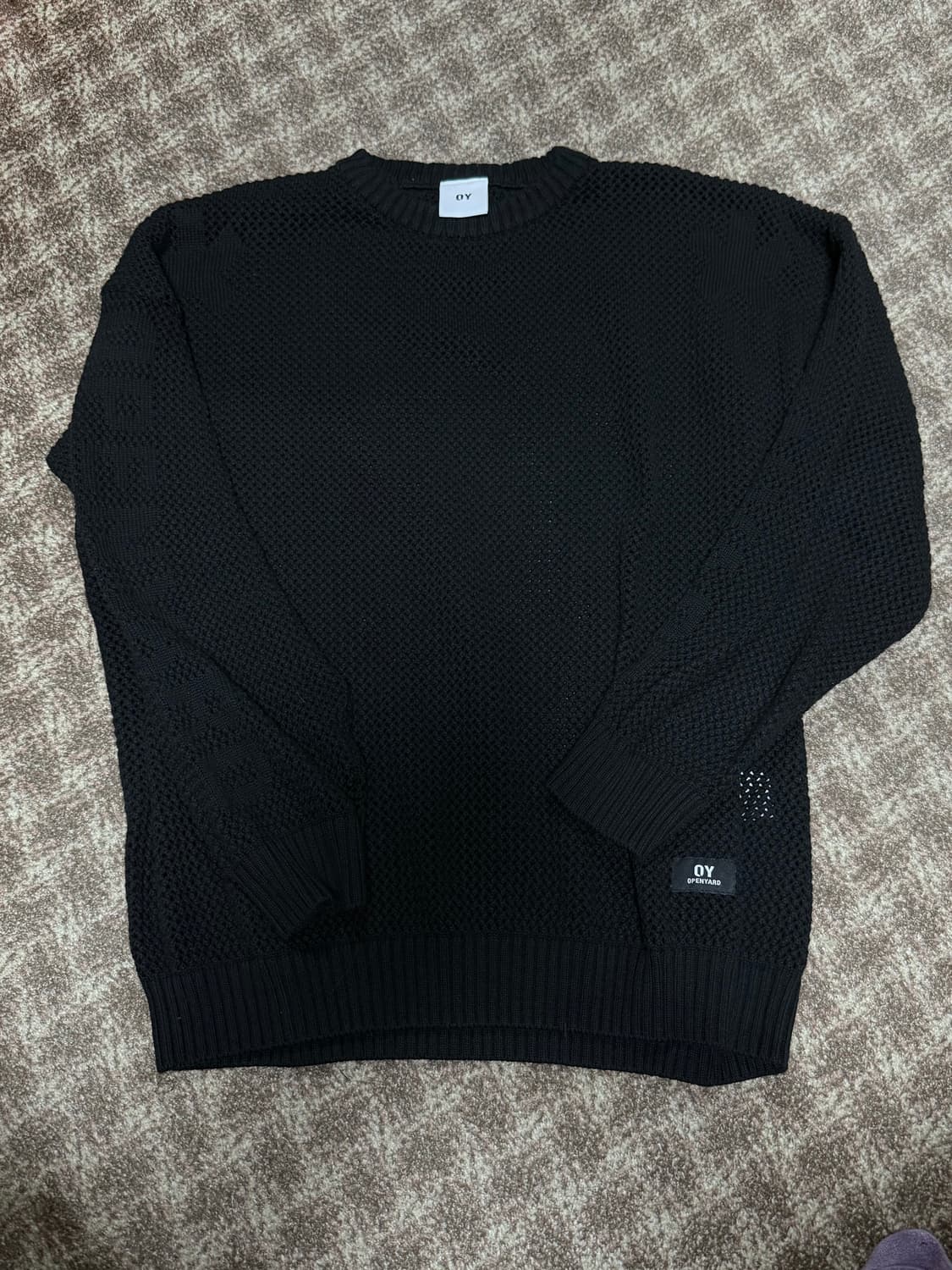 OY 매쉬 오픈 니트 상품이미지1