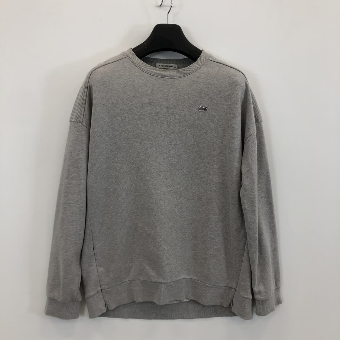 라코스테 패치로고 스웻셔츠 100 사이즈 그레이 상품이미지1