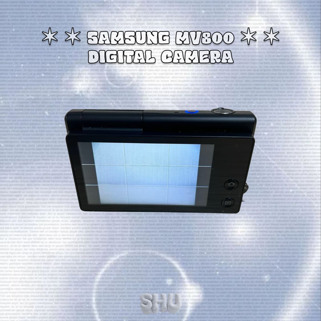 삼성 미러팝  MV800 빈티지 디카 디지털카메라 블랙 상품이미지4
