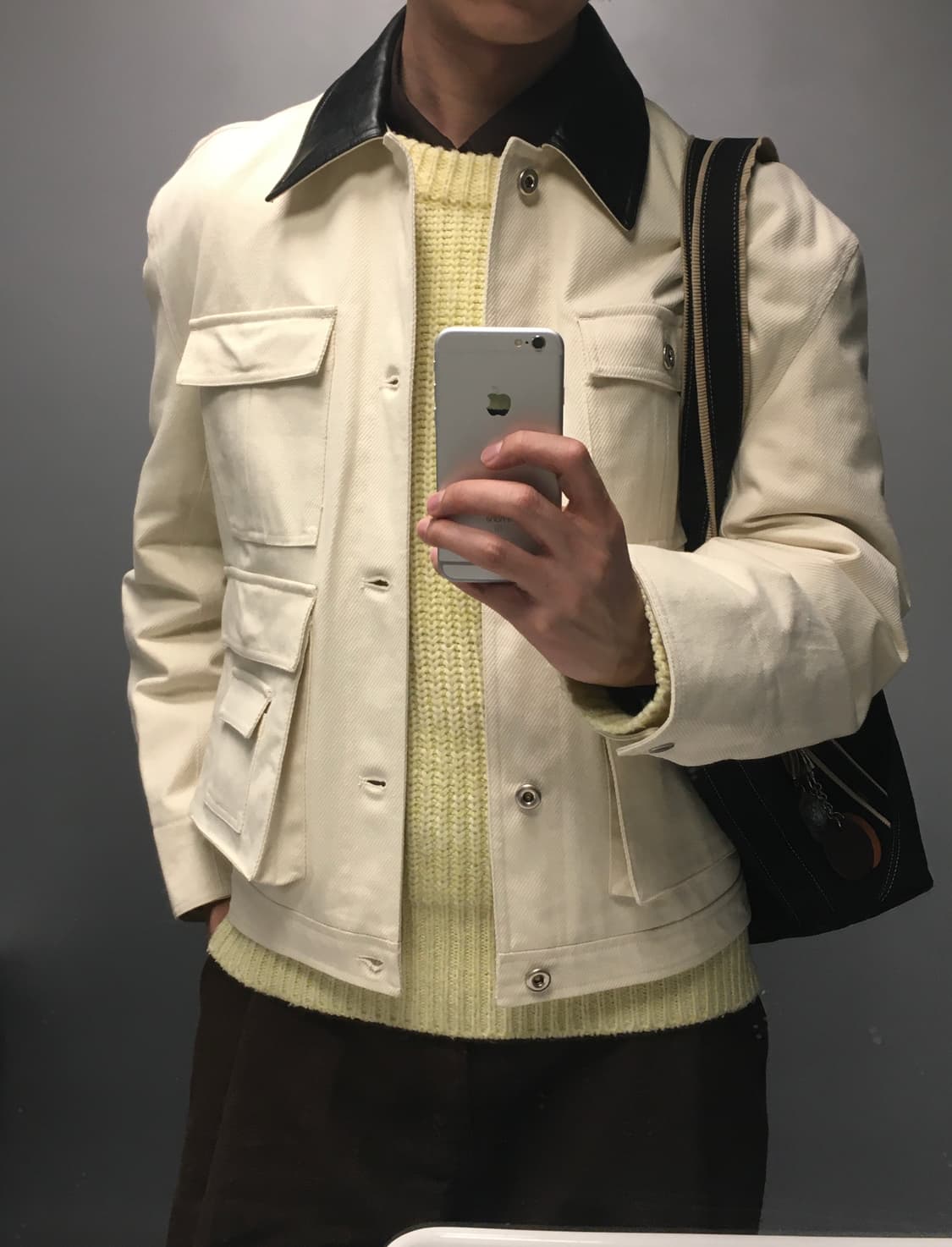 타일레 Taille 코튼 자켓 아이보리  상품이미지7