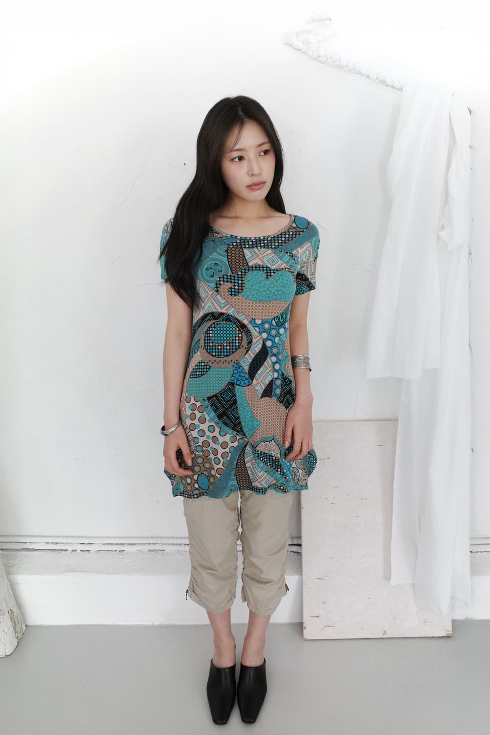 corso rosso) ethnic flared half T  상품이미지7