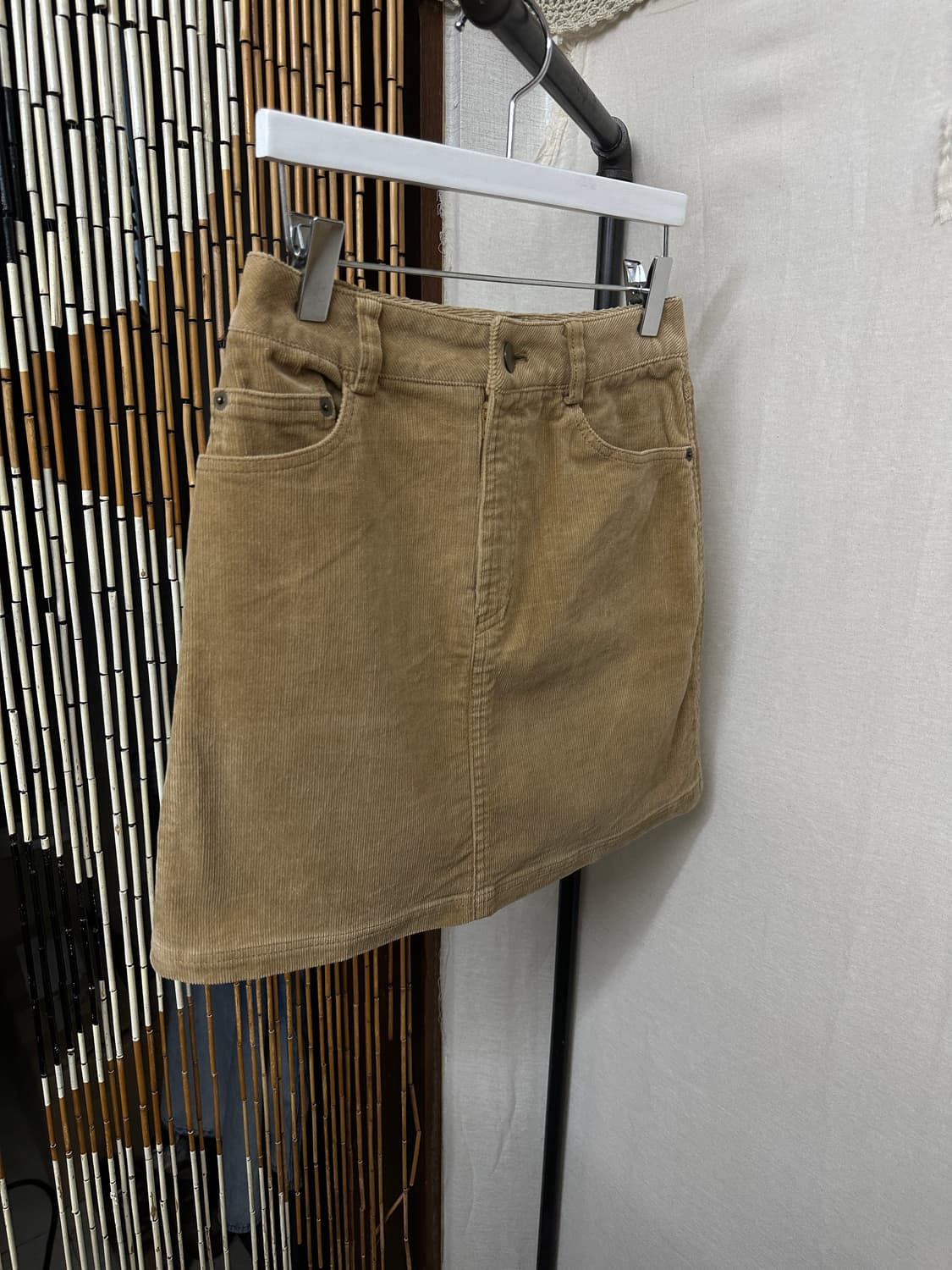 jayro white corduroy skirt 상품이미지2