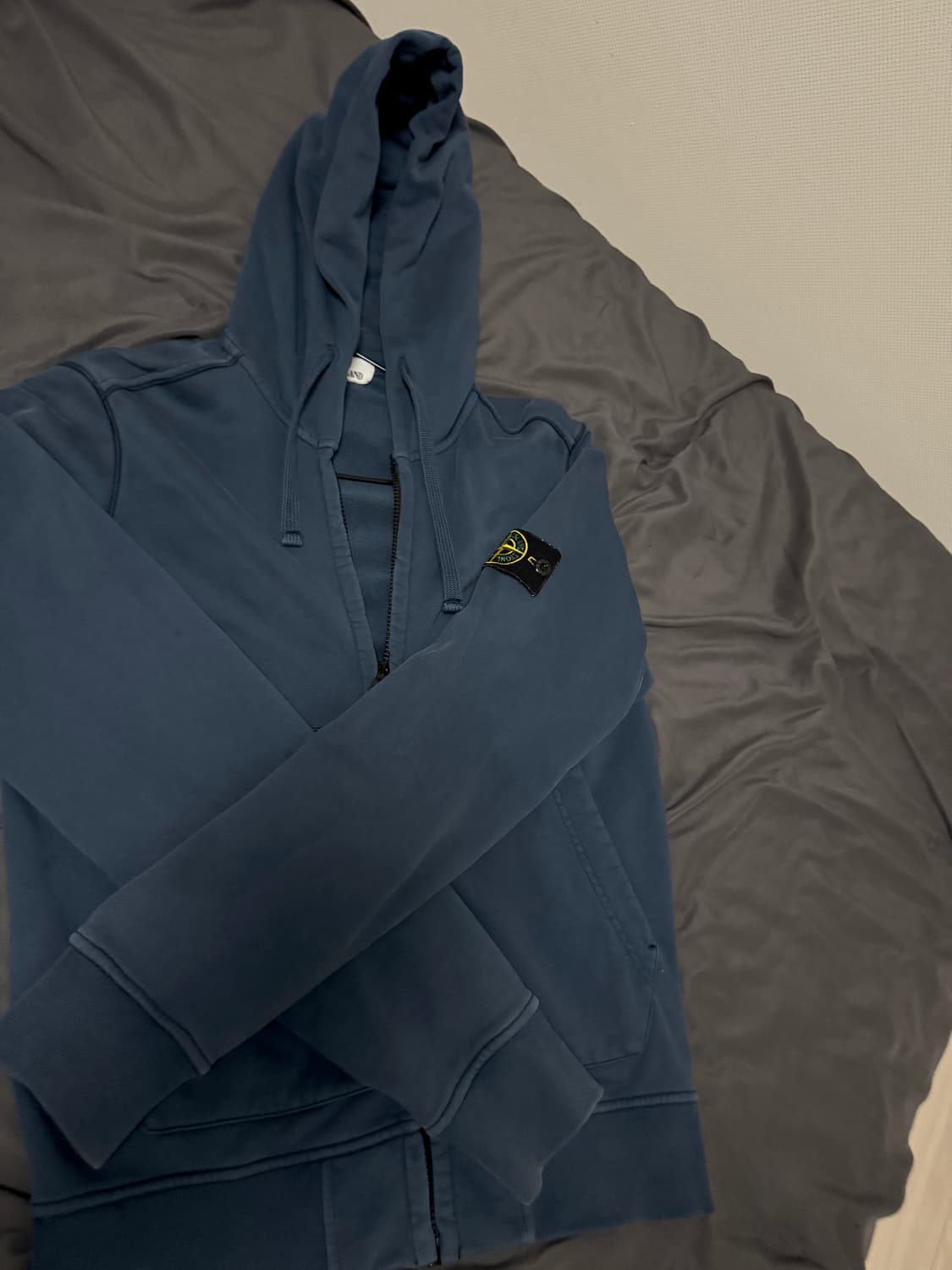 (정품) 스톤아일랜드 네이비 후드집업 S 상품이미지1