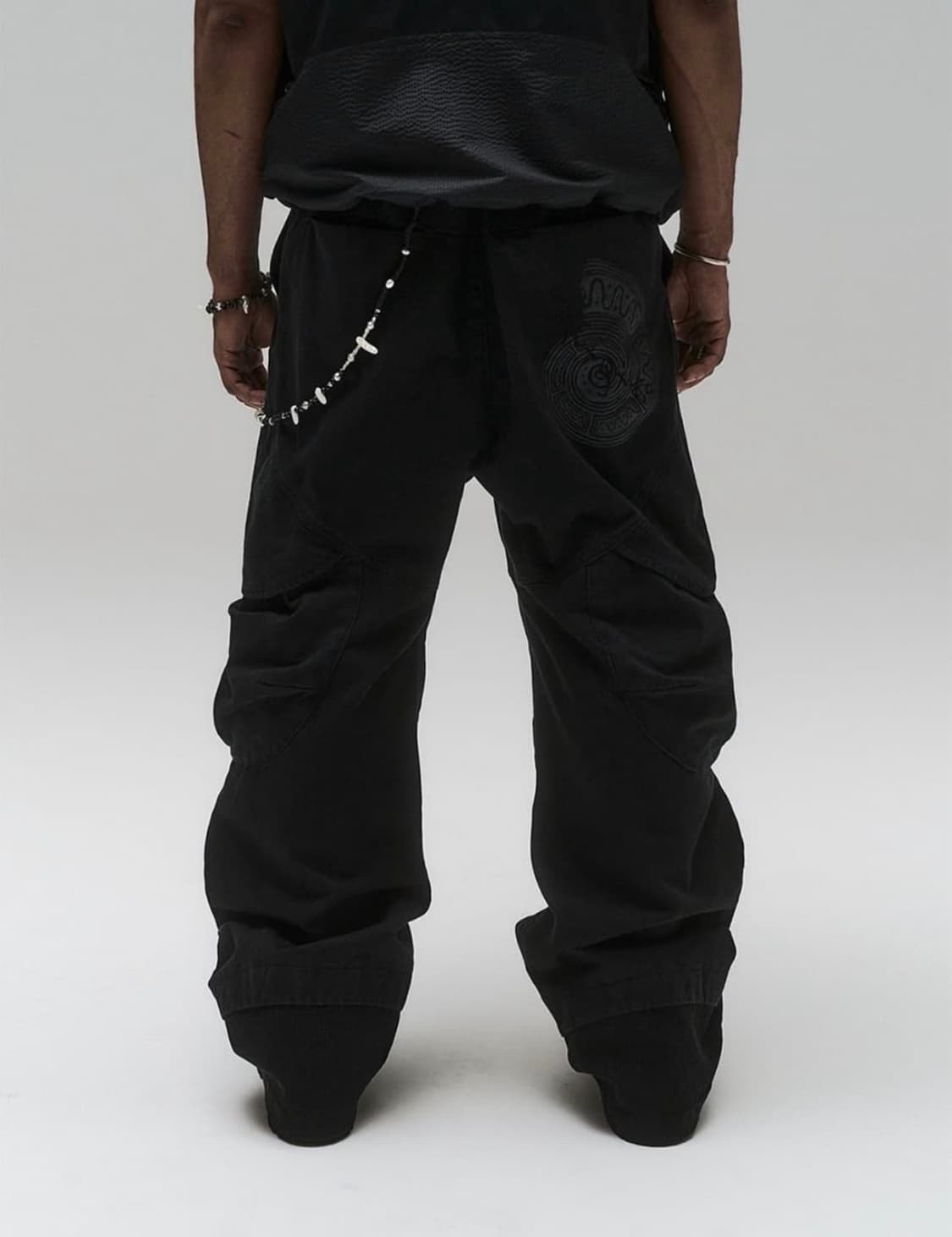 이그노타 코어:5 워시드 카고 팬츠 블랙 상품이미지2