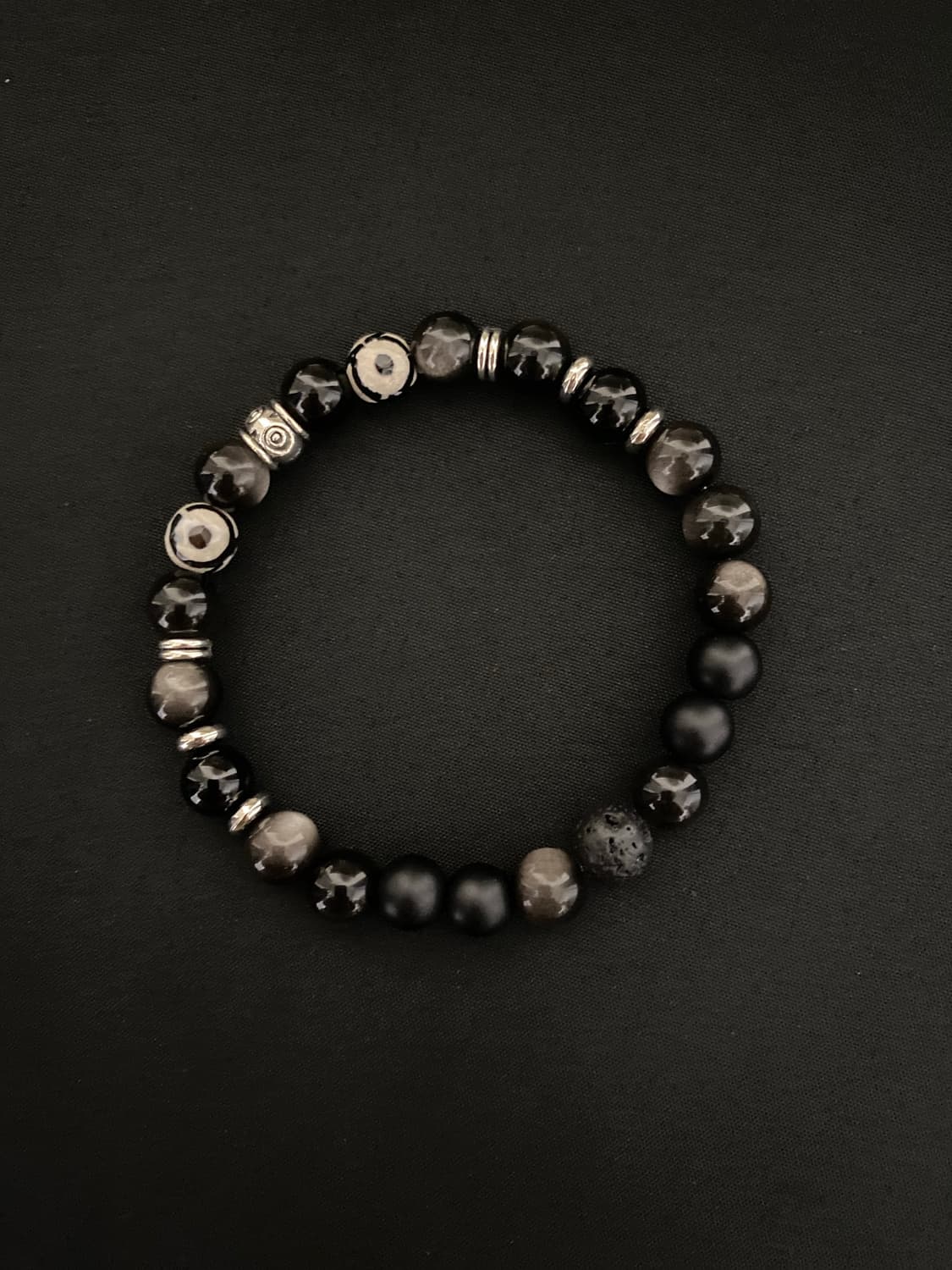 실버 옵시디언 팔찌 상품이미지1