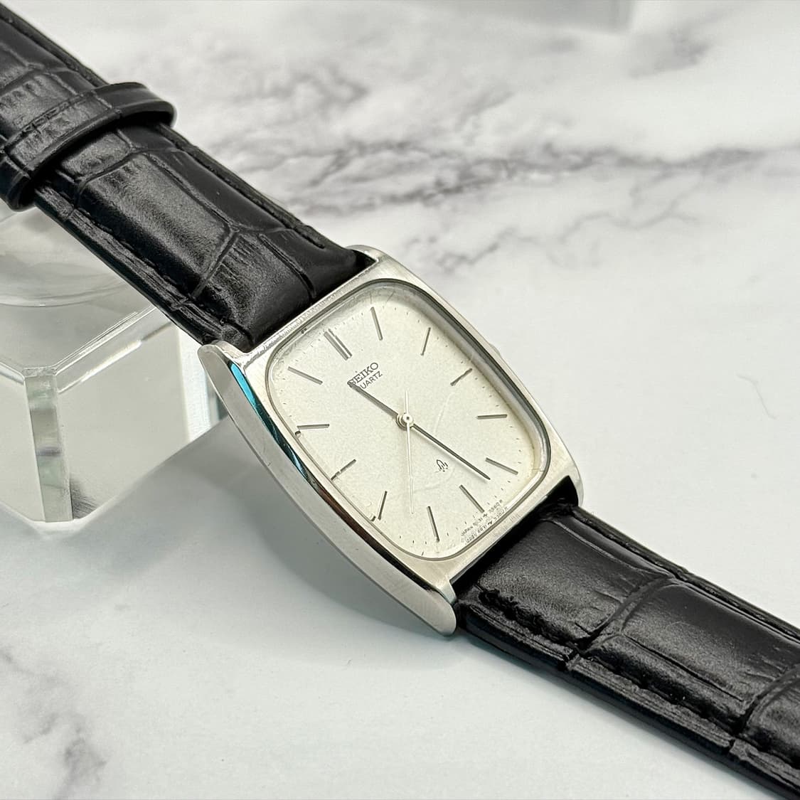  80s90s 빈티지 세이코 탱크 타입 스퀘어 워치 상품이미지4