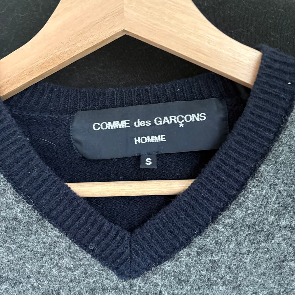 Comme des garçon 멜란지 니트 상품이미지3