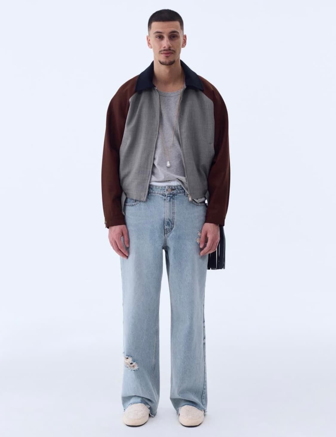 렉토 버진 울 빈티지 볼링 자켓 m 상품이미지2