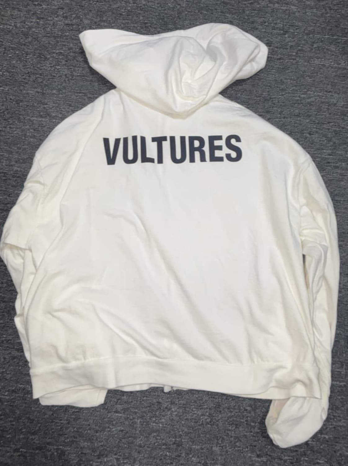 칸예 웨스트 YE 벌처스 후드 집업 리스닝 파티 화이트 상품이미지7