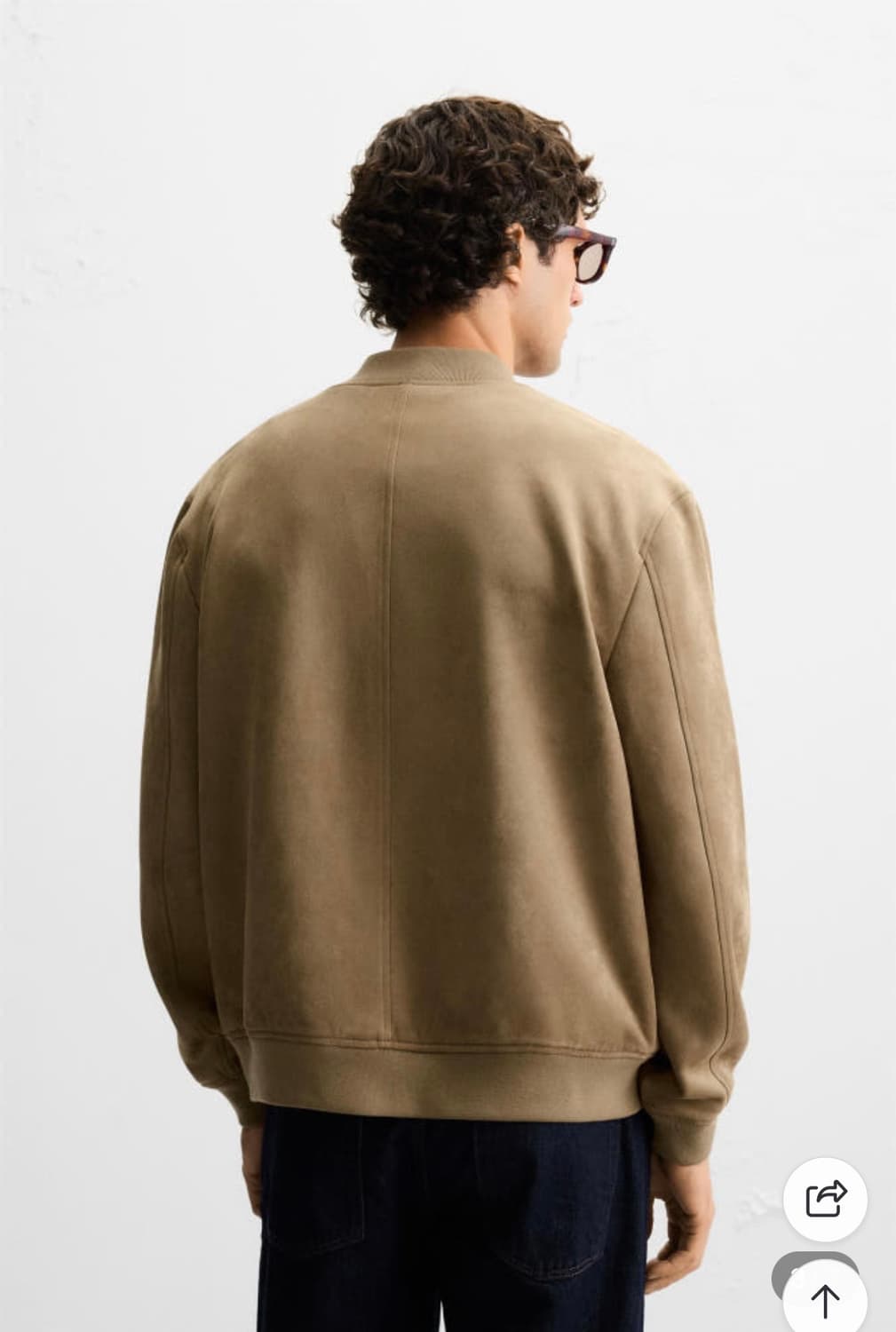 ZARA 자라 스웨이드 봄버 자켓 상품이미지3