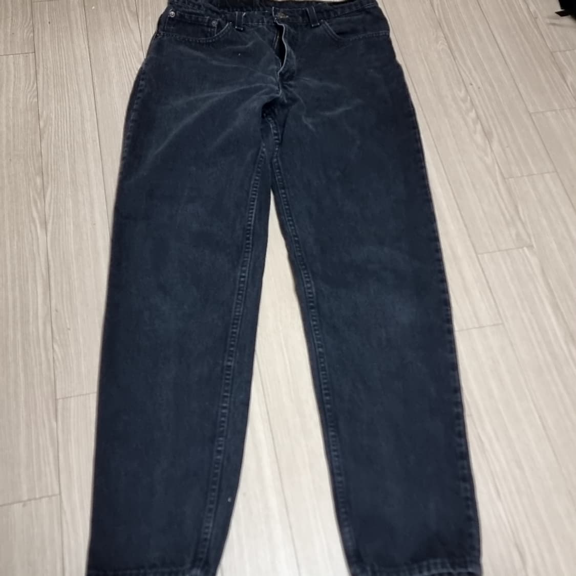 80,90년대 리바이스 550 usa 블랙 데님 팬츠 청바지(33) 상품이미지1
