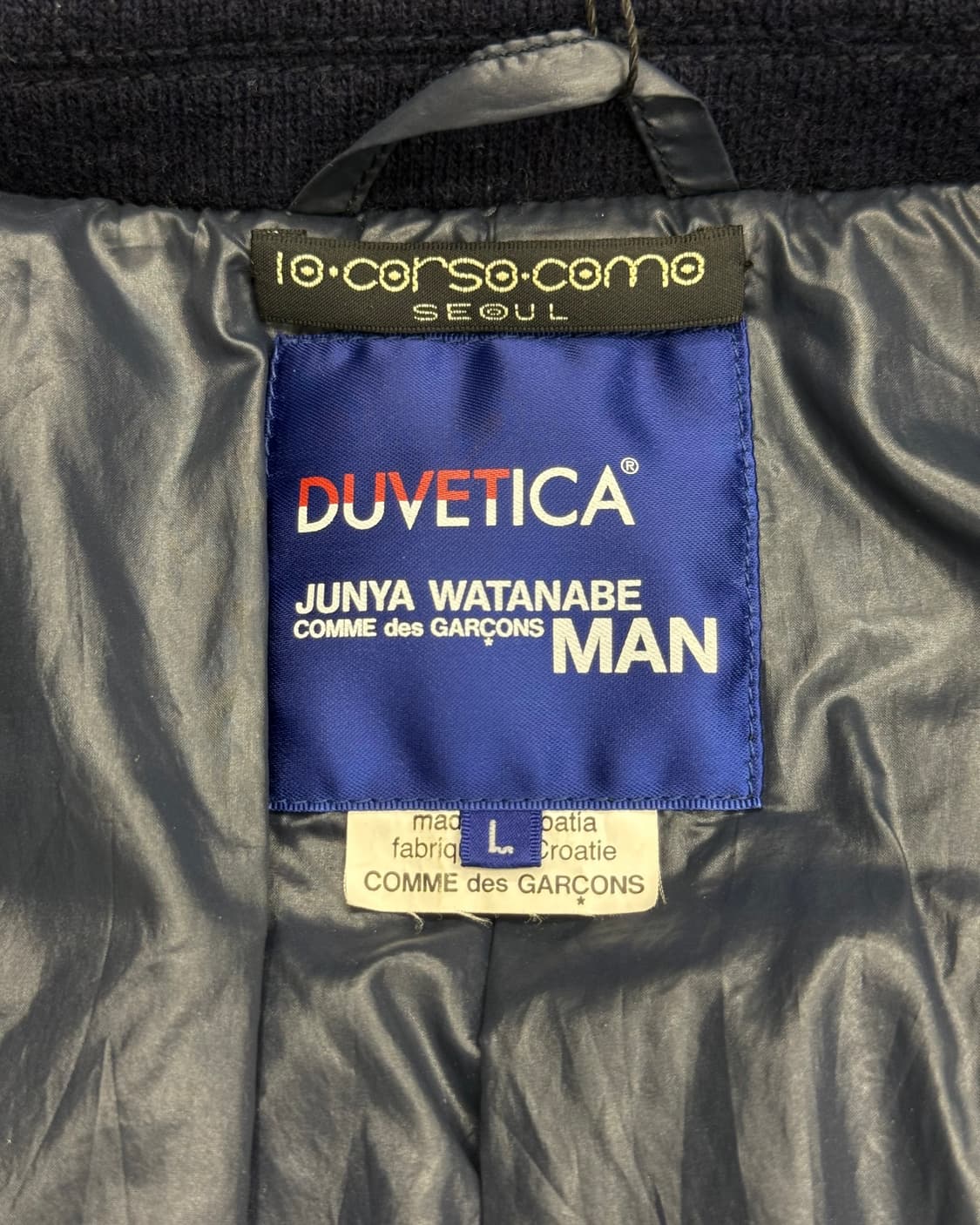 JUNYA WATANABE x DUVETICA 구스 울 블레이저 점퍼 상품이미지5