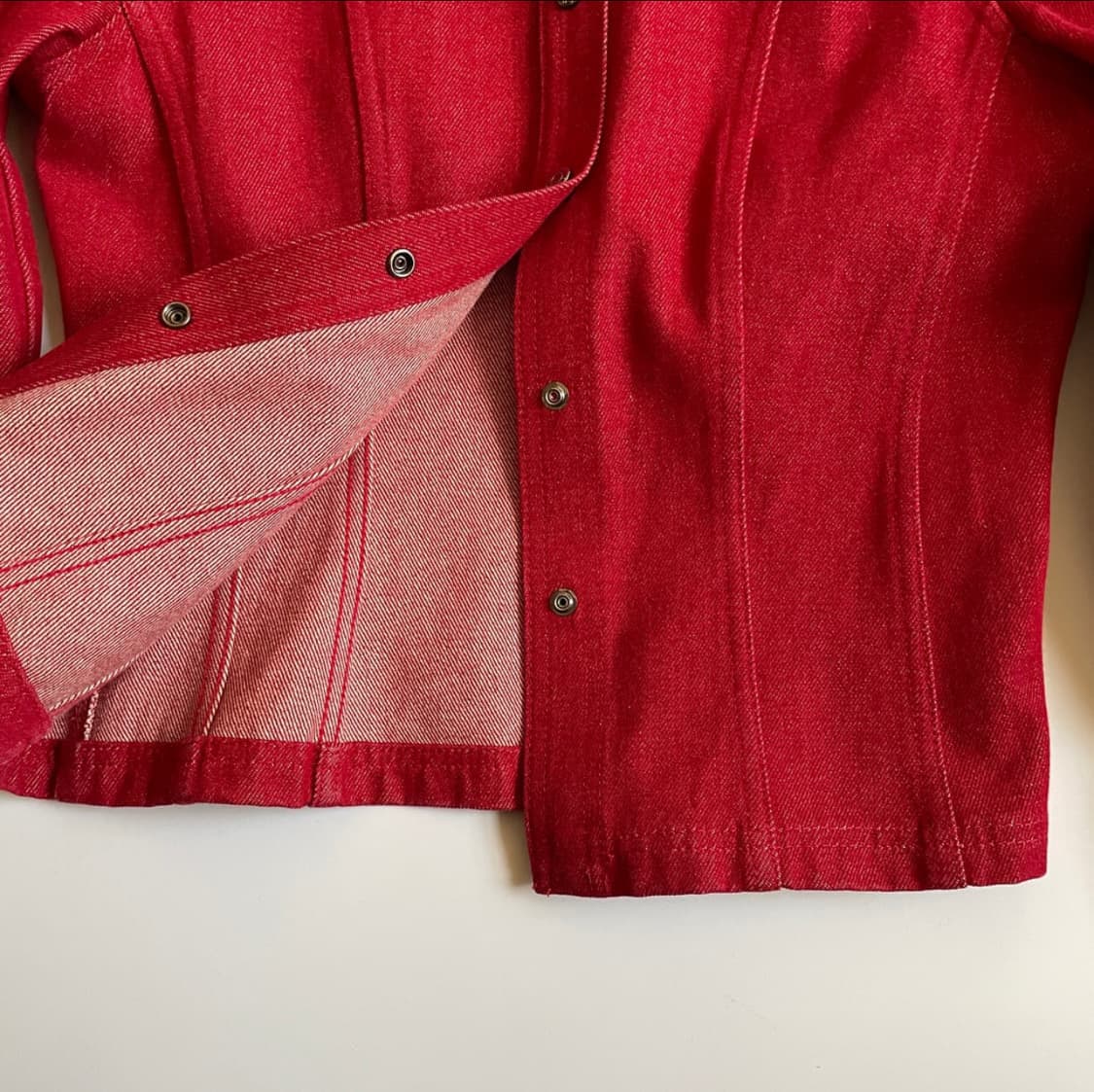 GUCCI RED DENIM JACKET 구찌 레드 데님 자켓 상품이미지5