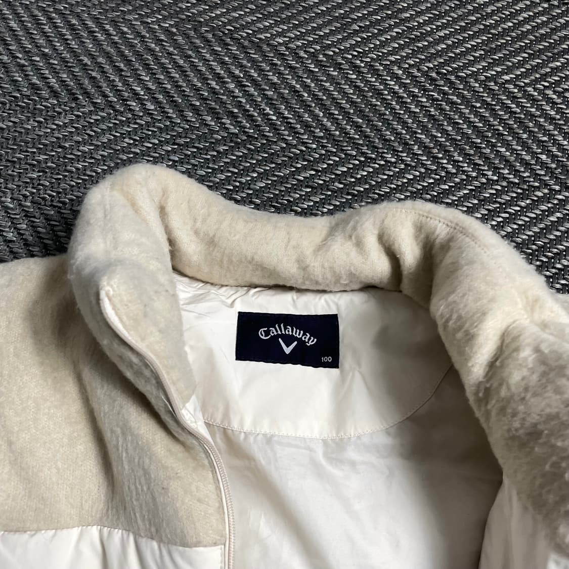 캘러웨이 우먼스 아이보리 덕 다운 베스트 y 4021 상품이미지5