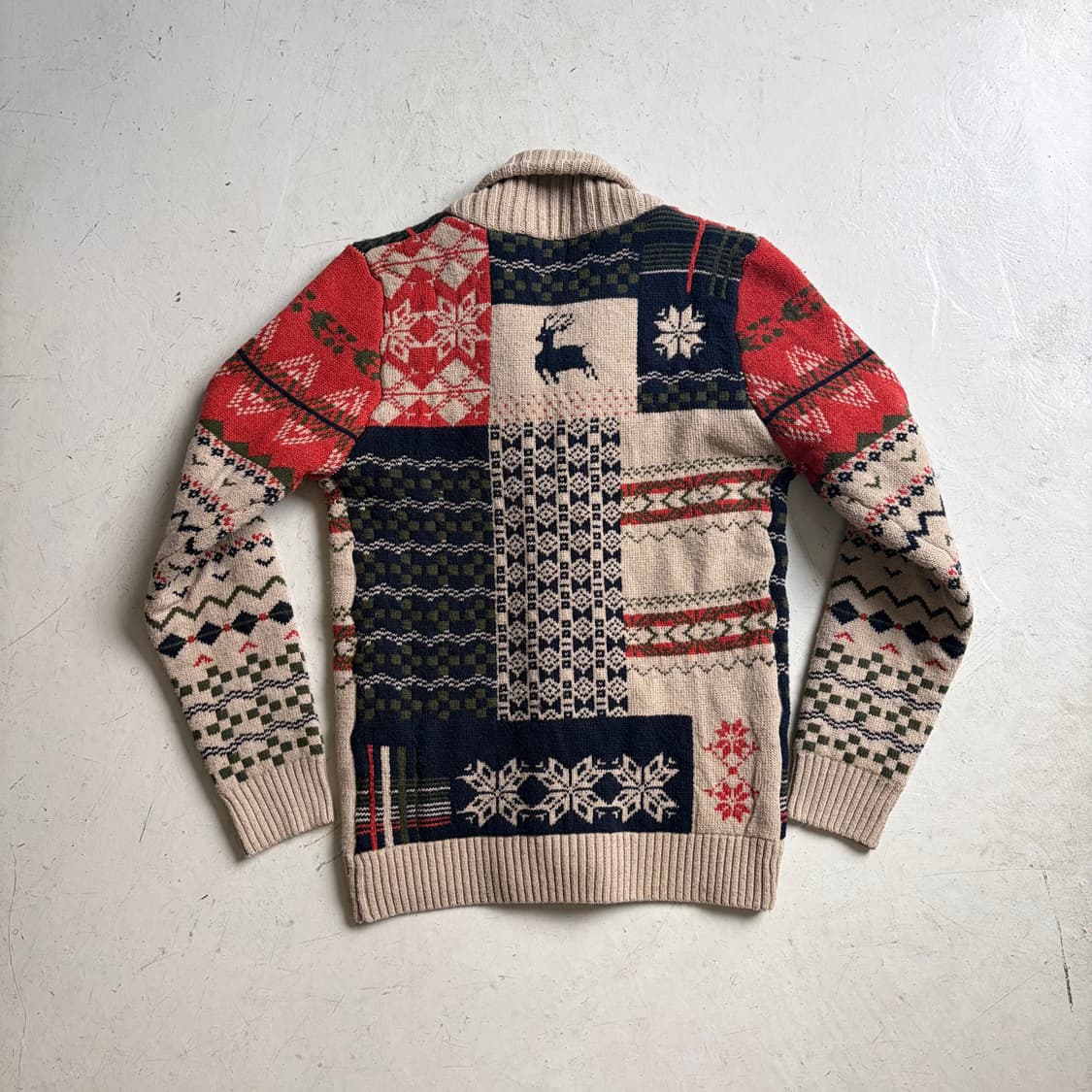 ENGUOKIN 빈티지 코위찬 가디건 XL 상품이미지7