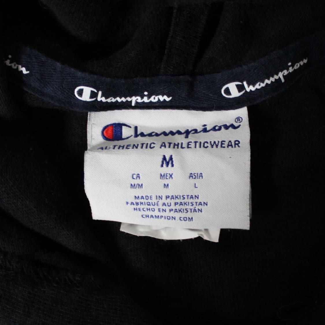 Champion 챔피온 블랙 후드 티 상품이미지3