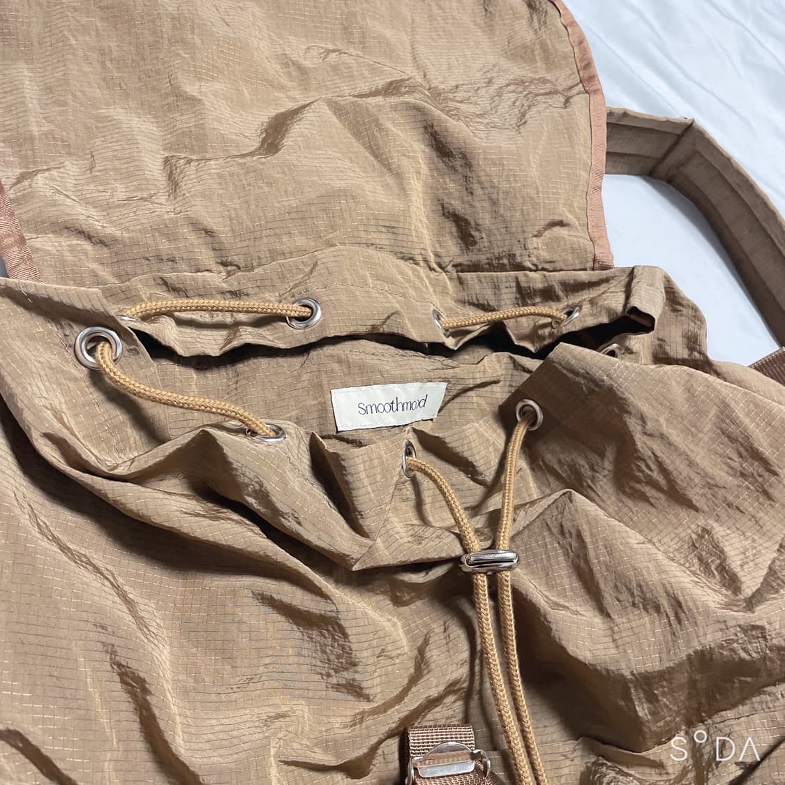 Smoothmood 스무스무드 나일론 백팩 브라운 상품이미지7