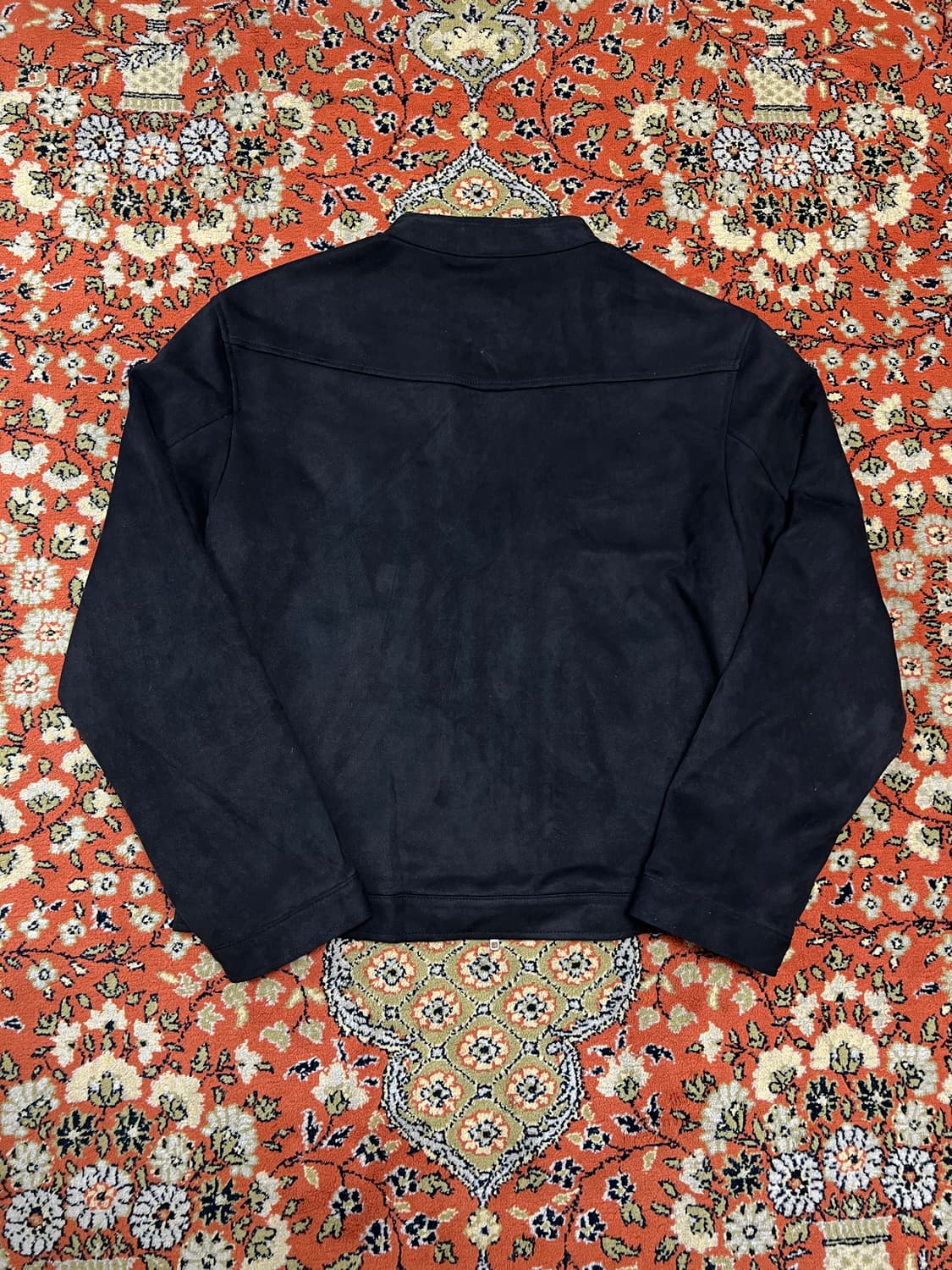 [FREE] 스웨이드 블랙 싱글 라이더 자켓 상품이미지2