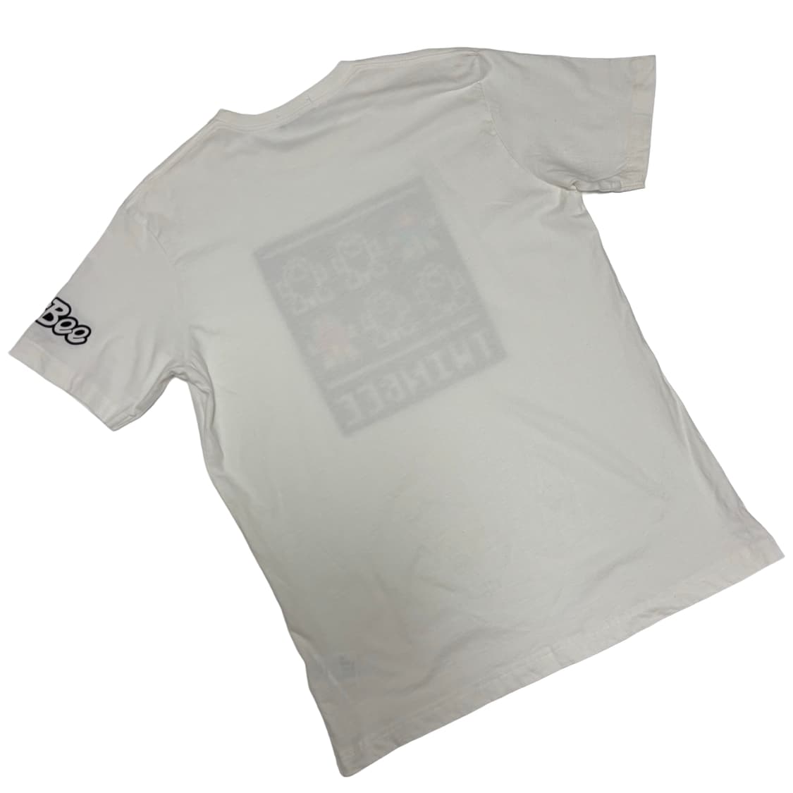 트윈비(THINBEE) 픽셀 아트 그래픽 화이트 티셔츠 상품이미지5