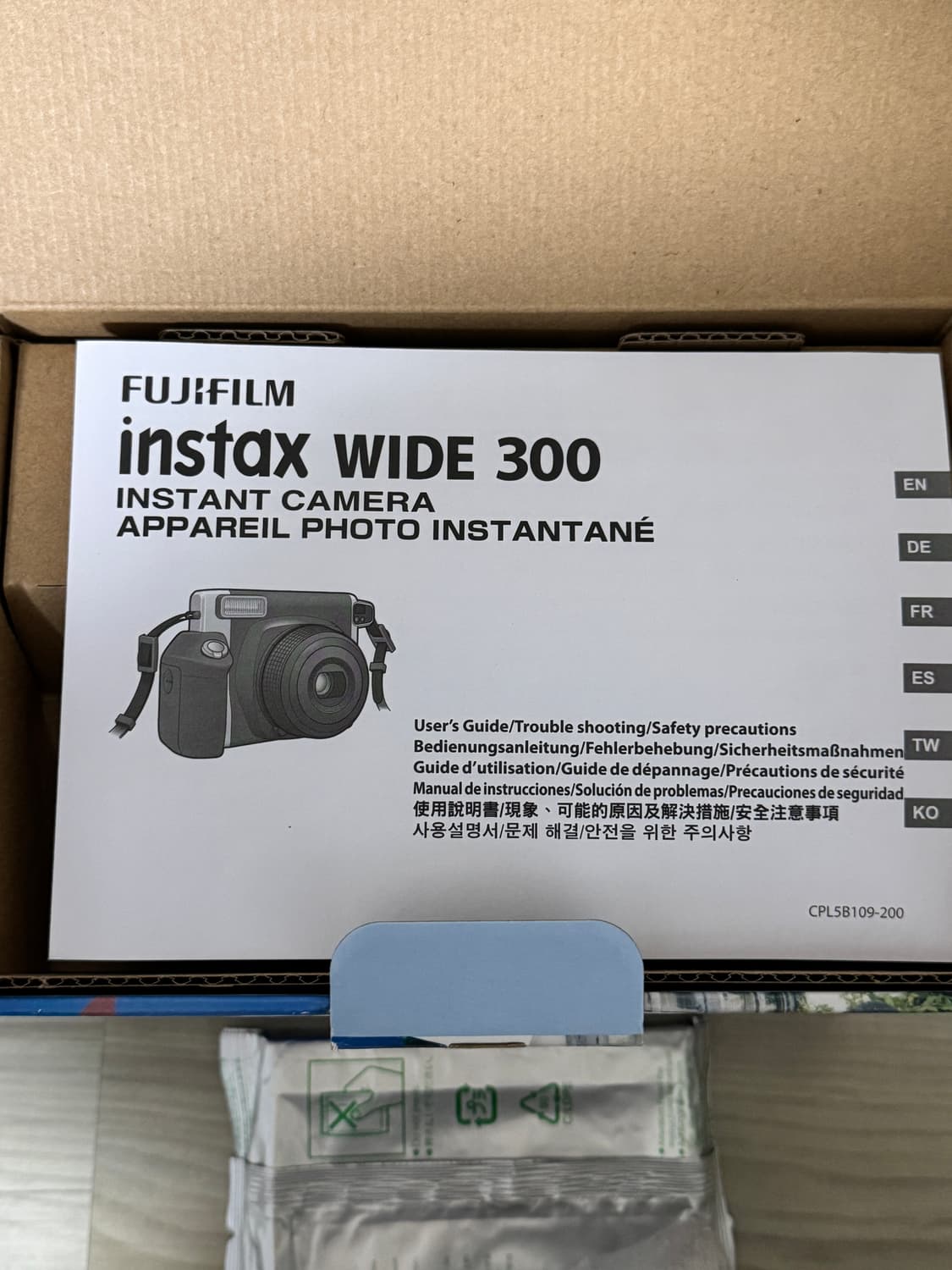 인스탁스 와이드 300 블랙 초양품 풀박스 상품이미지5