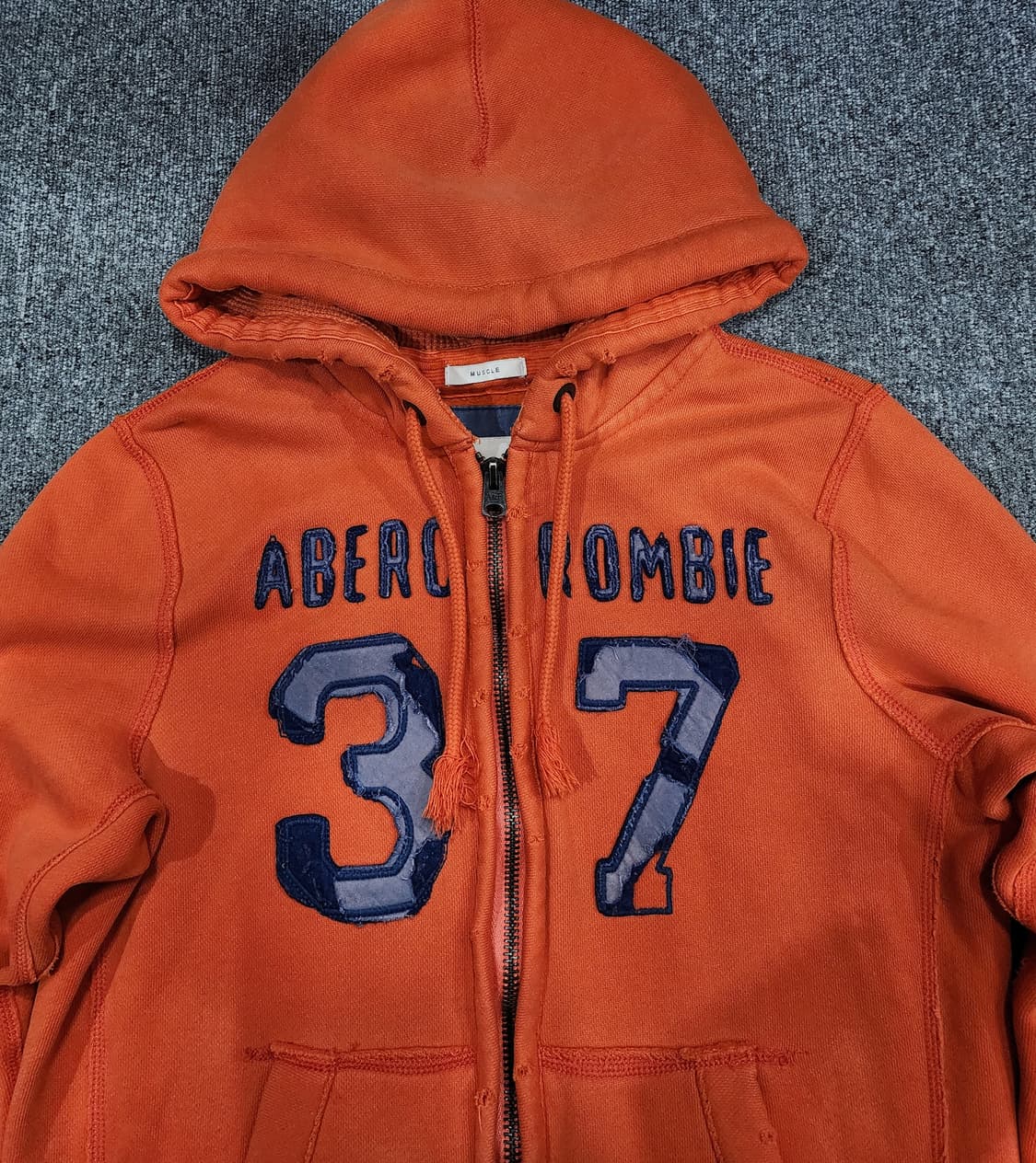 아베크롬비 빈티지 Y2K 후드집업 M 상품이미지4