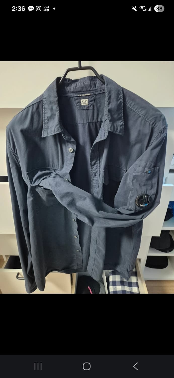 CP컴퍼니 네이비 셔츠 L 상품이미지1