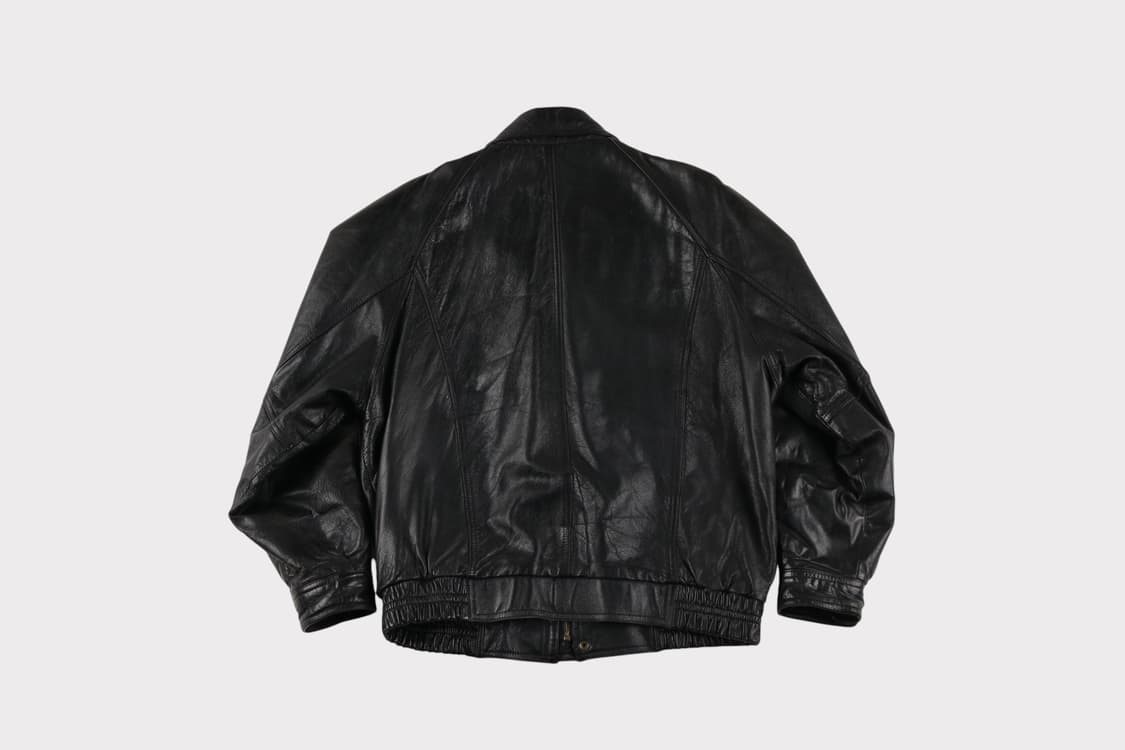 [L] 빈티지 소가죽 블루종 자켓 상품이미지7