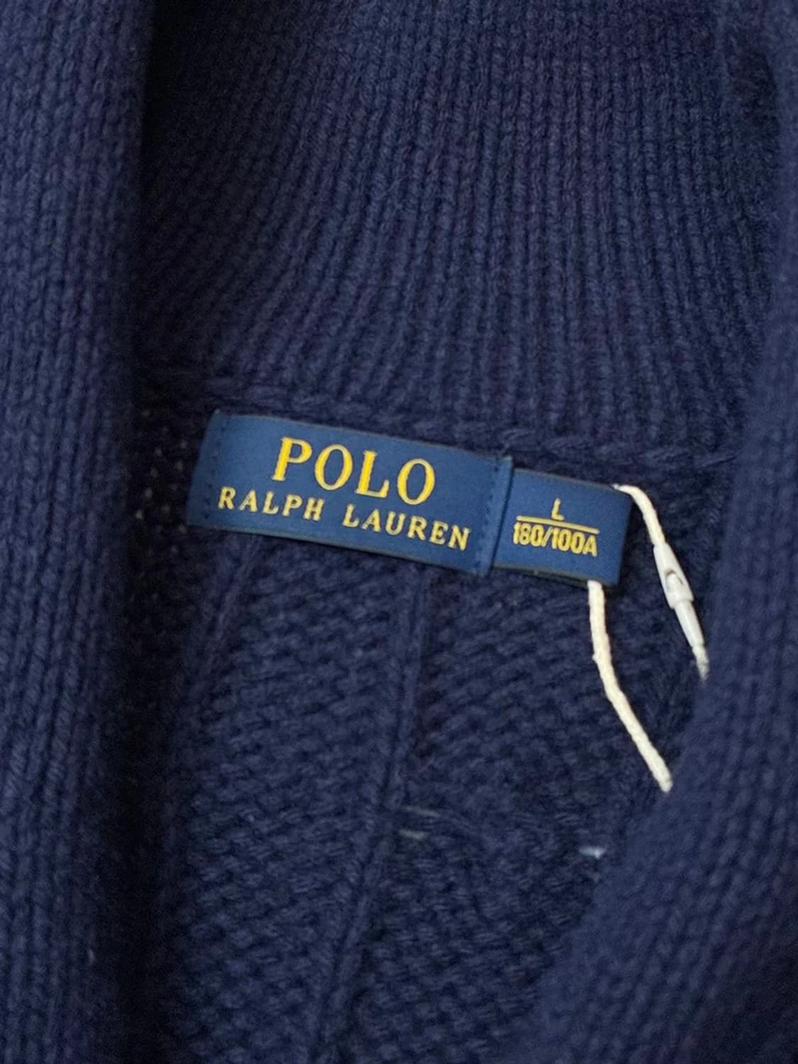 폴로 랄프로렌 100% 울 케이블 숄카라 니트 가디건 PN5117 상품이미지6