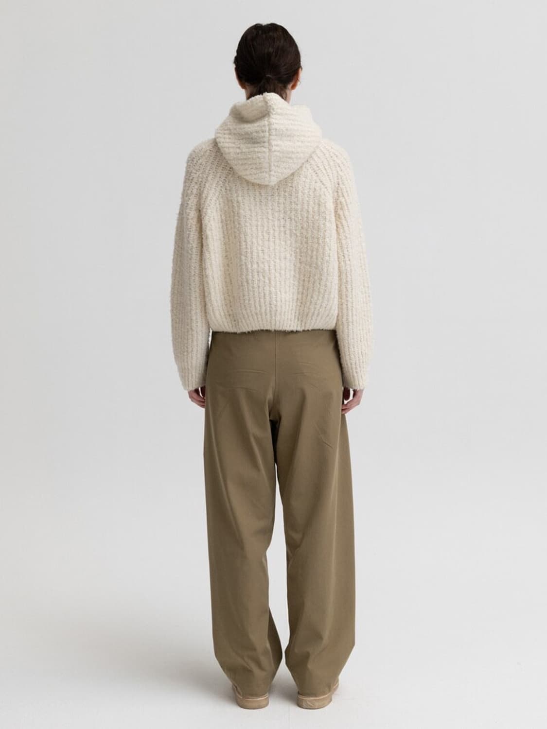 Monoha volume hoody knit 상품이미지3