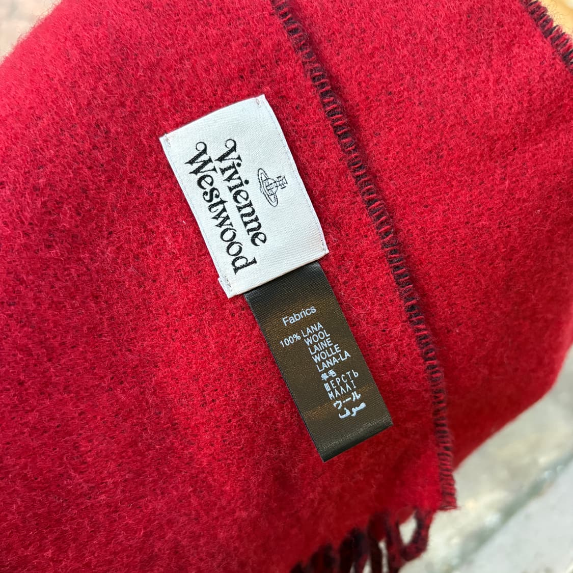 Vivienne Westwood 비비안웨스트우드 리버시블 머플러 목도리 상품이미지5