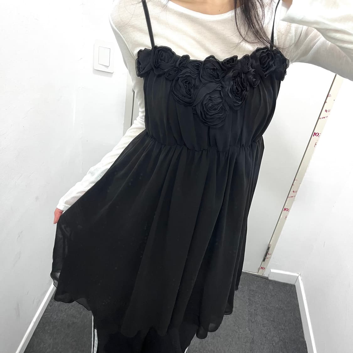 레스트로즈 플라워 민소매 원피스 상품이미지1