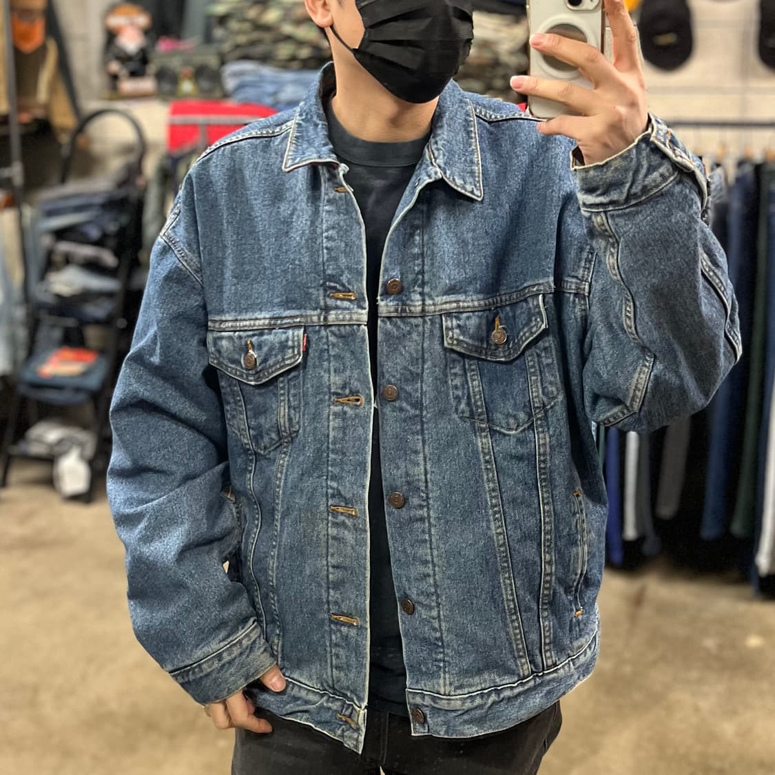 90s 리바이스 데님 트러커 자켓 (110) 상품이미지7