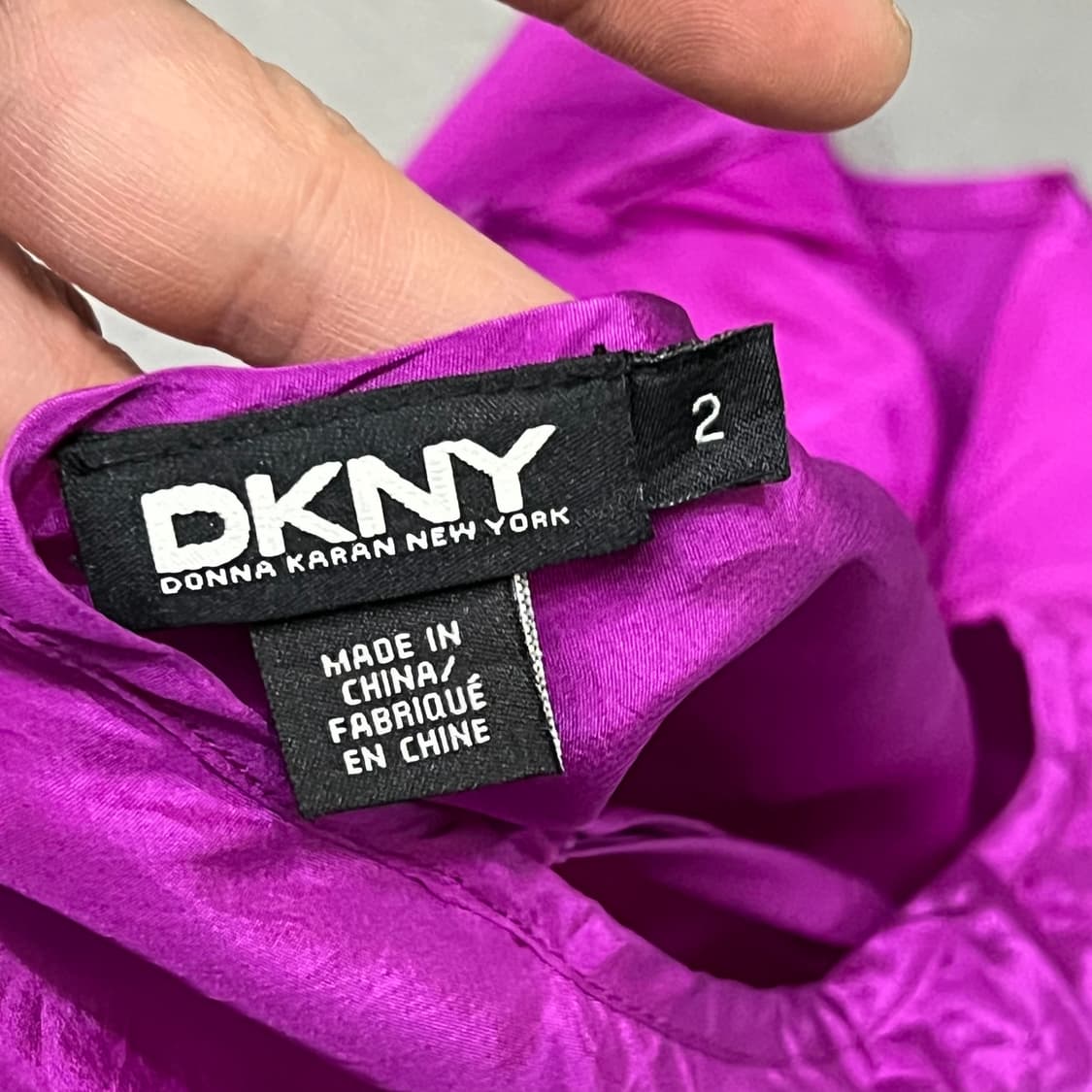  dkny 실크 슬리브리스 탑 y16098 상품이미지5