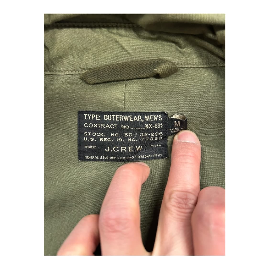 L) 제이크루 J.Crew 올리브 필드 메카닉 자켓 OJ-091 상품이미지4
