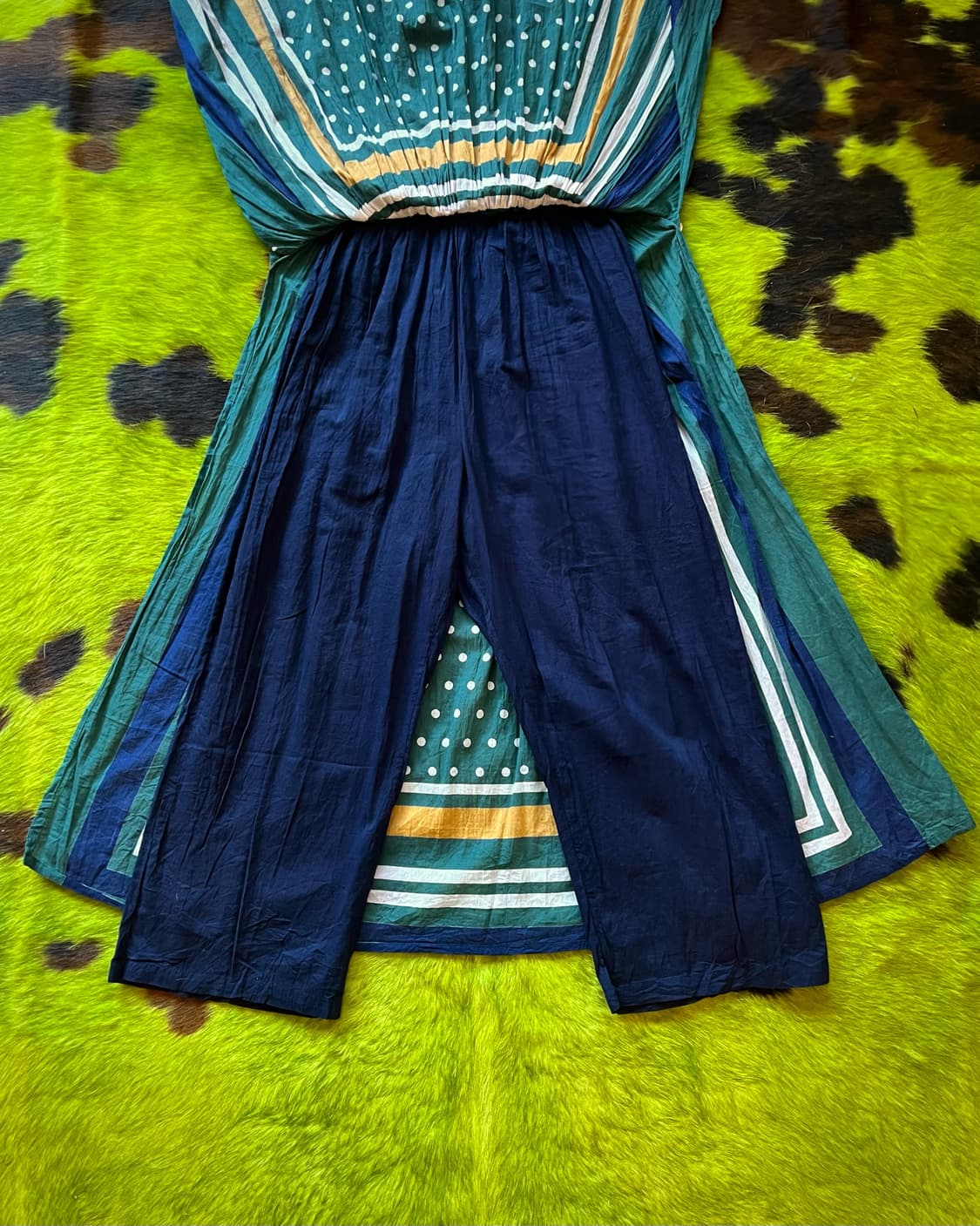 JPN Vintage Layered Dot Skirt Pants 상품이미지9