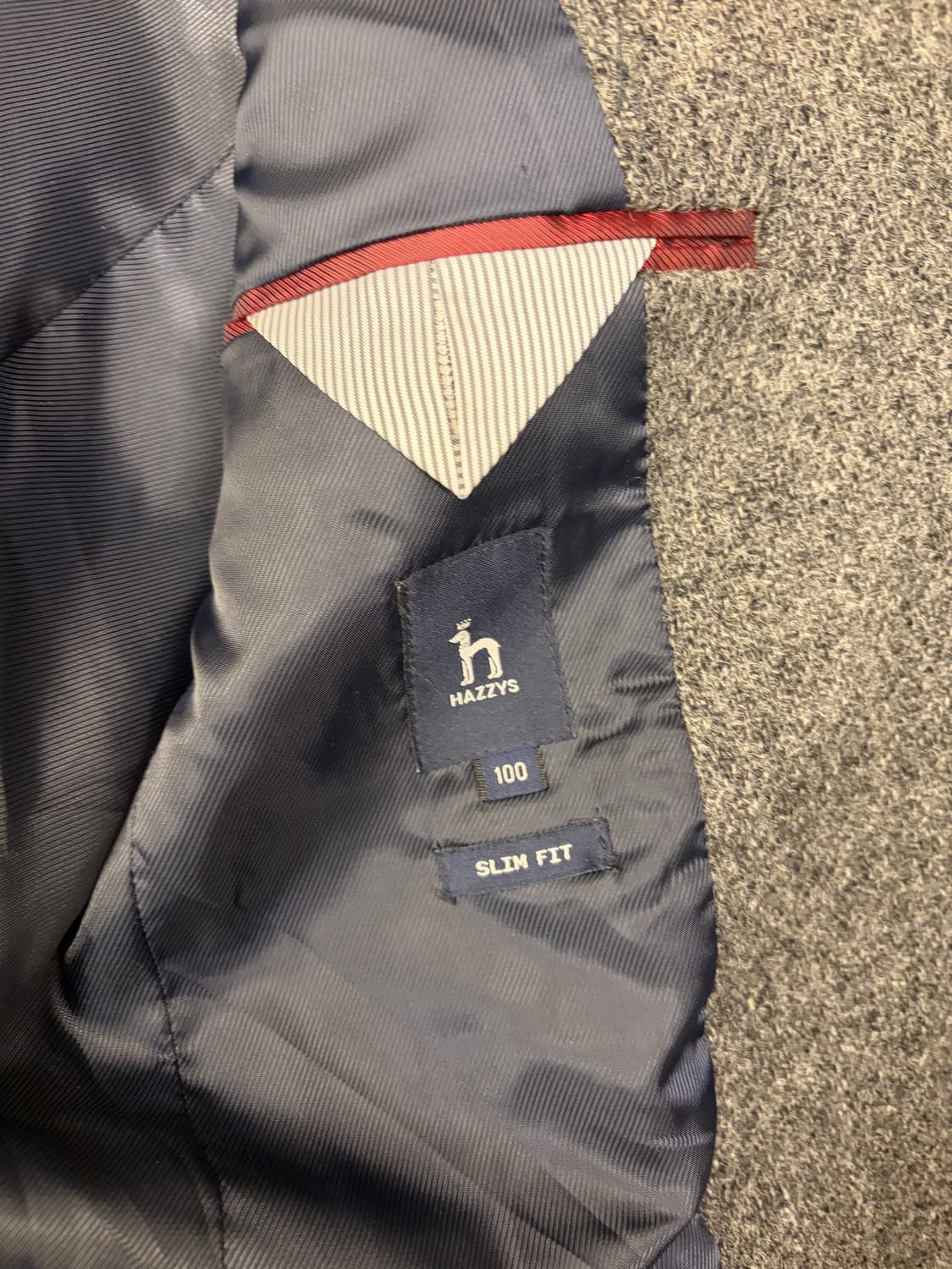 [100] 헤지스 그레이 울 자켓 상품이미지7