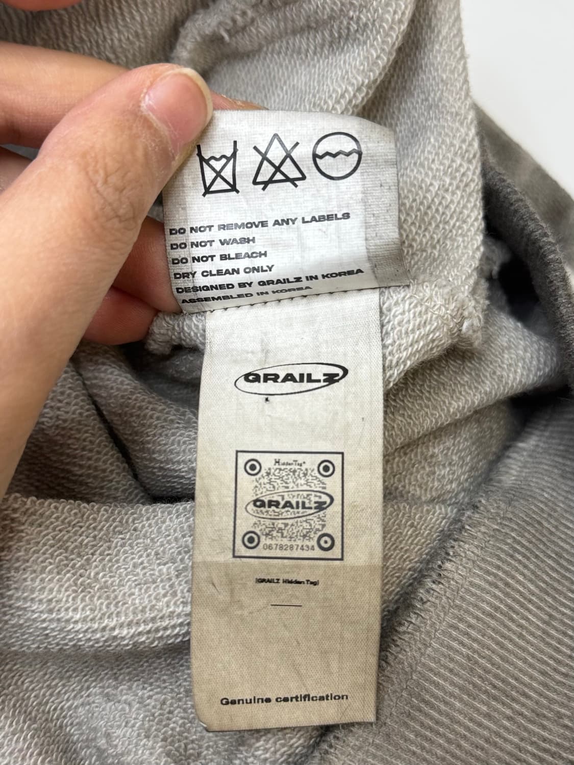 GRAILZ 그레일즈 LUNAR GEOMETRY 브라운 후드 상품이미지7