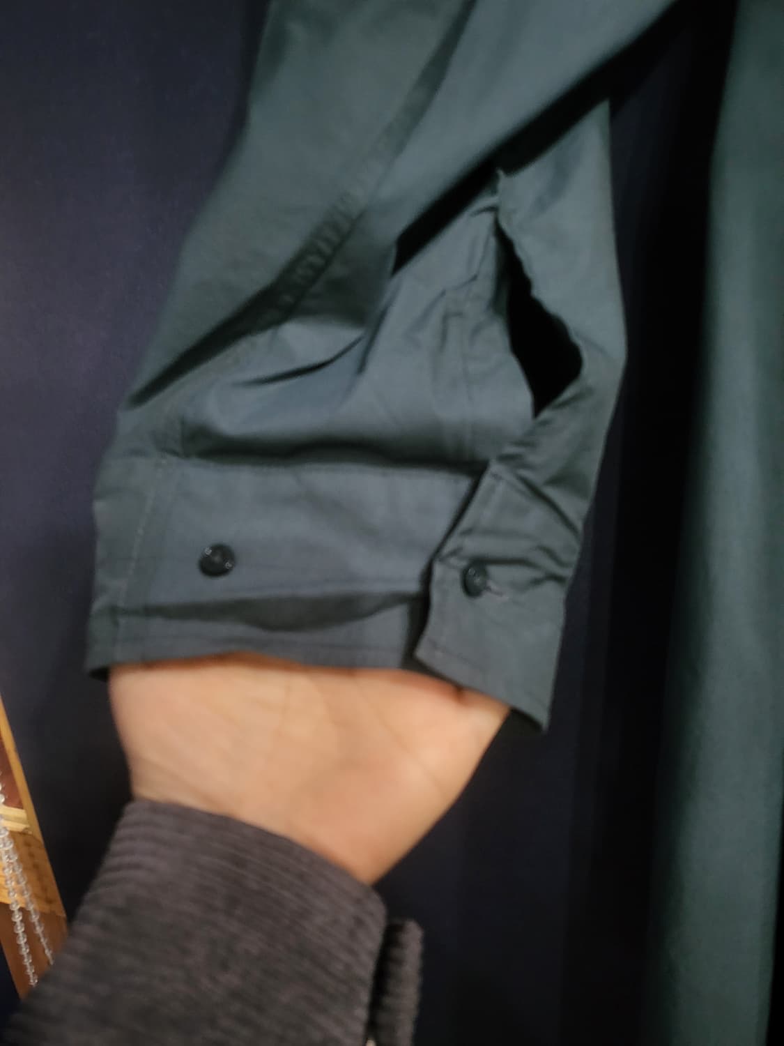 한섬 시스템 트렌치 셔링 롱자켓 상품이미지9